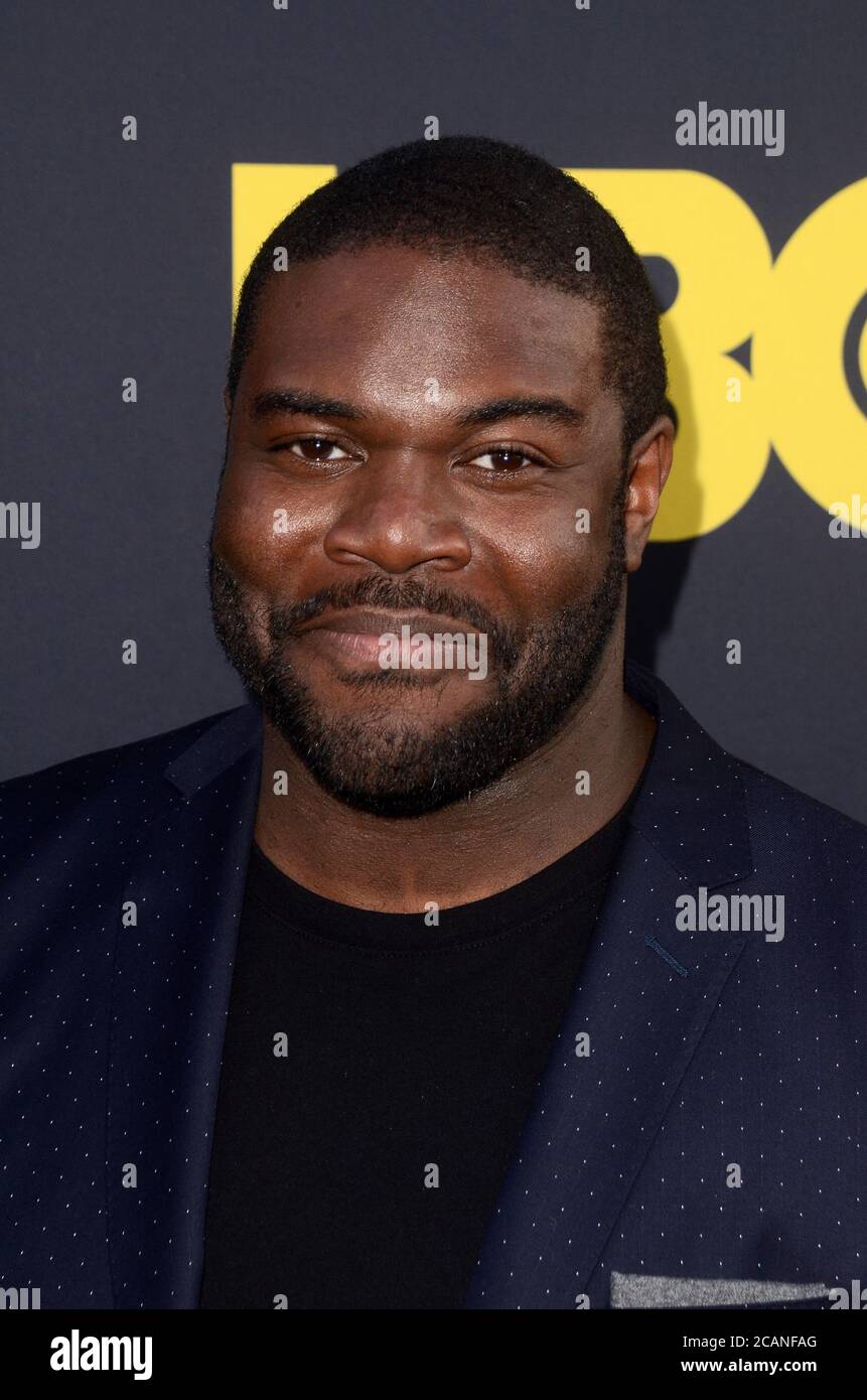 LOS ANGELES - 29 FÉVRIER : Sam Richardson à la première HBO 'Andre le géant' au Cinerama Dome le 29 février 2018 à Los Angeles, CA Banque D'Images