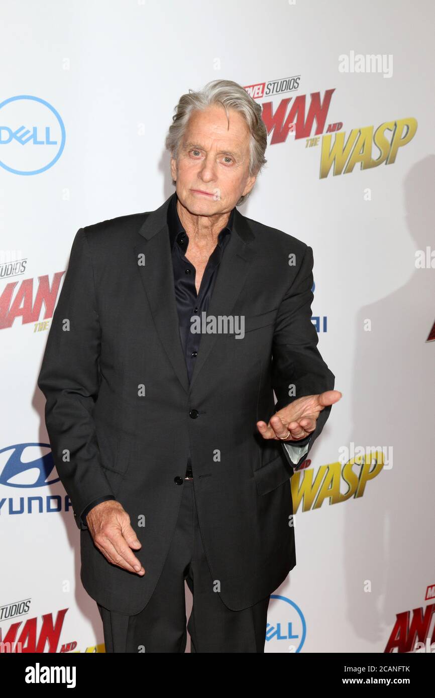 LOS ANGELES - 25 JUIN : Michael Douglas à la première Ant-Man and the Wasp au théâtre El Capitan le 25 juin 2018 à Los Angeles, en Californie Banque D'Images