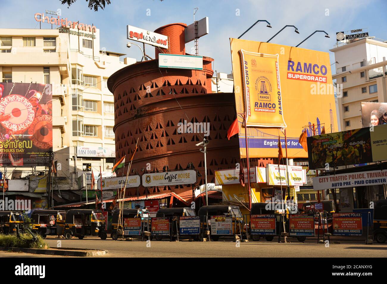 Kerala, Inde. 07 septembre 2019. Indian Coffee House, Trivandrum. Ancien restaurant à Thiruvanathapuram. Banque D'Images