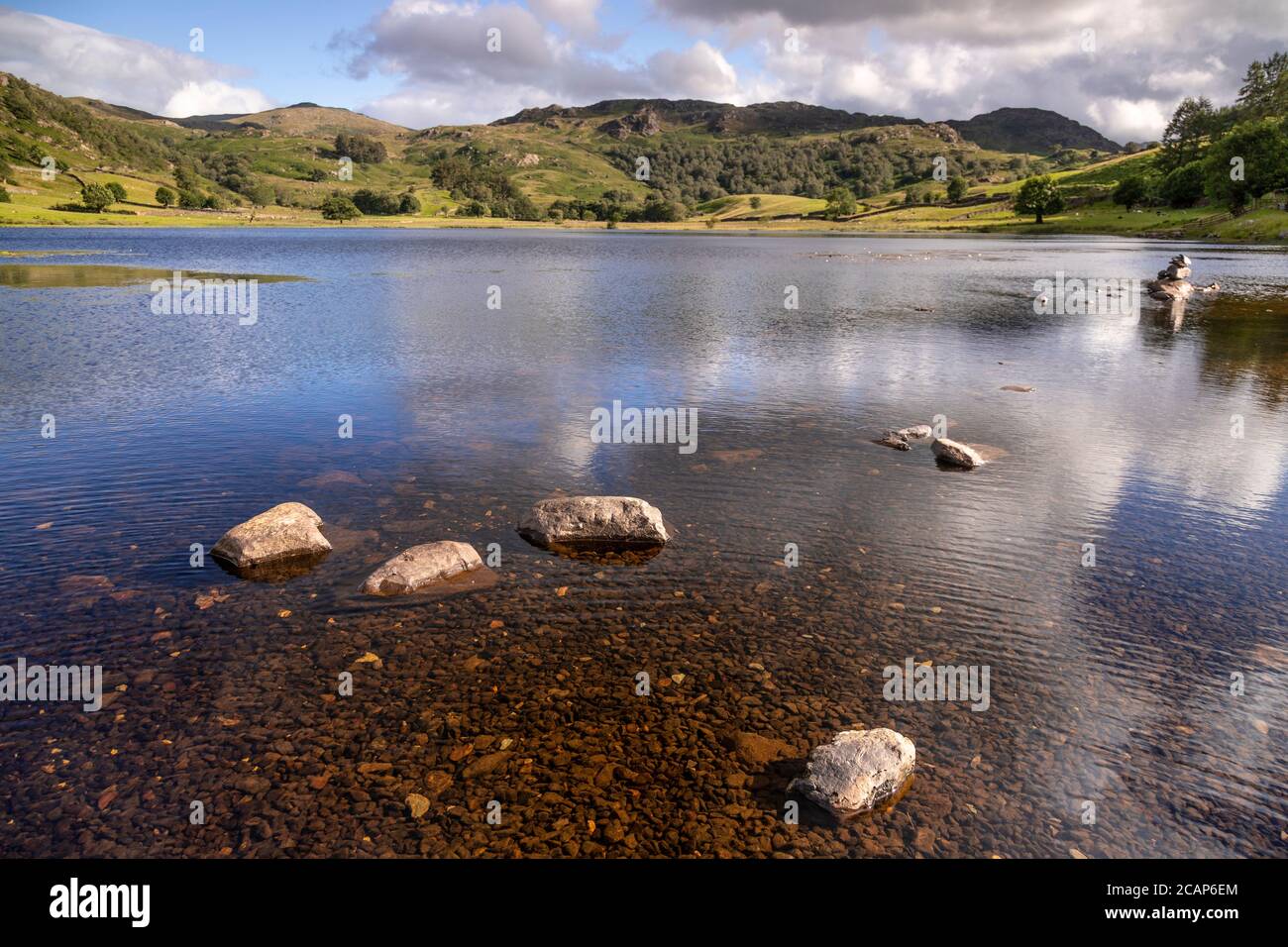 Watendlath Tarn dans le district des lacs, Angleterre Banque D'Images