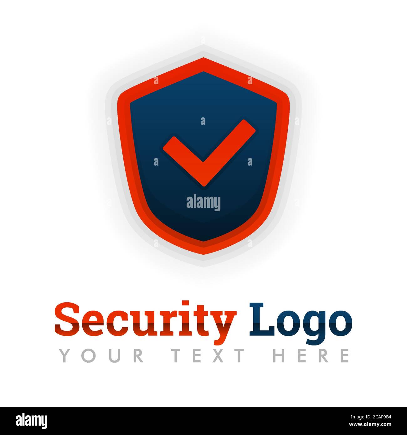 Modèle de logo de sécurité pour conseiller, consultant, antivirus, piratage, sécurité, logiciel, technologie, Internet, stockage, chasse aux bogues, livraison, e-commerce. Illustration de Vecteur