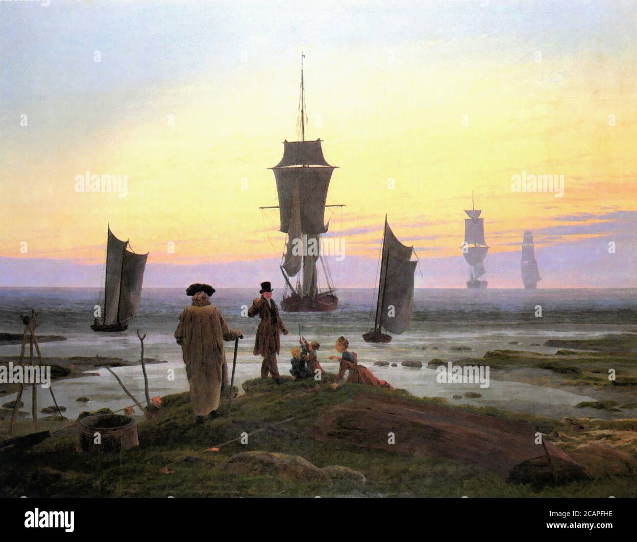 Die Lebensstufen Caspar David Friedrich Die lebensstufen Banque de photographies et d’images à haute résolution