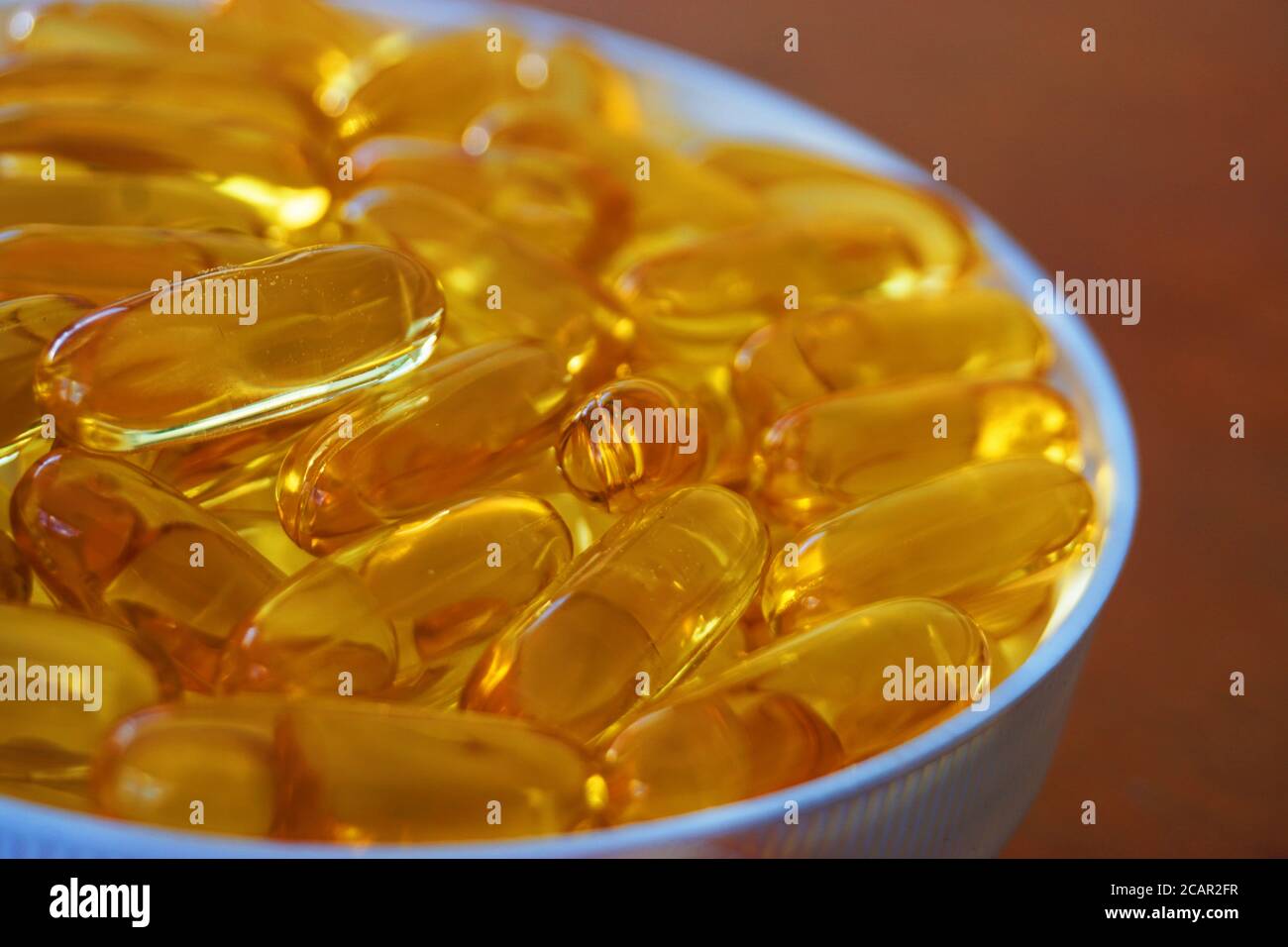 Omega 3 Capsules Banque D'Images