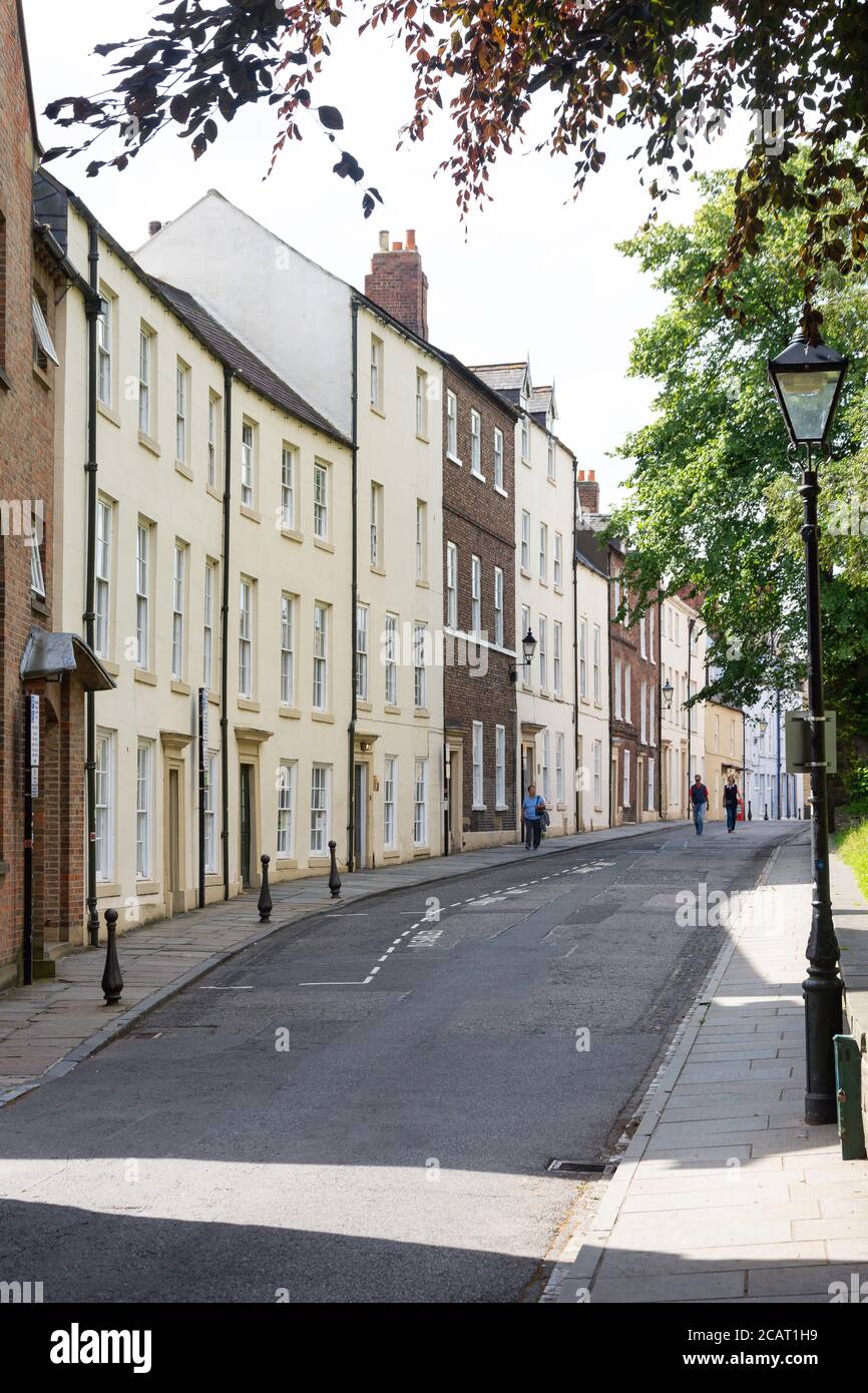 Maisons d'époque, North Bailey, Durham, Comté de Durham, Angleterre, Royaume-Uni Banque D'Images