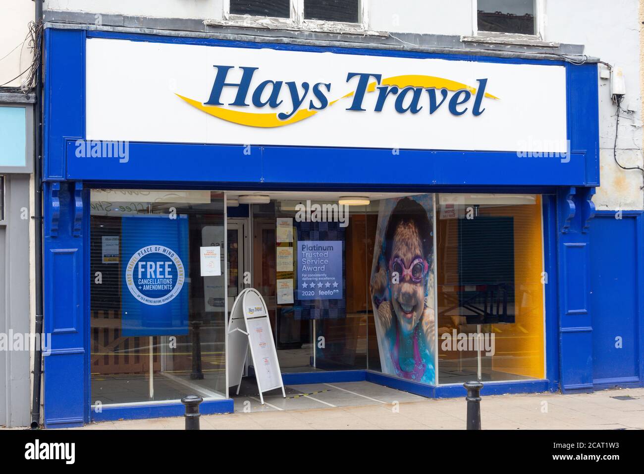 Hay's Travel, Newgate, Bishop Auckland, Comté de Durham, Angleterre, Royaume-Uni Banque D'Images