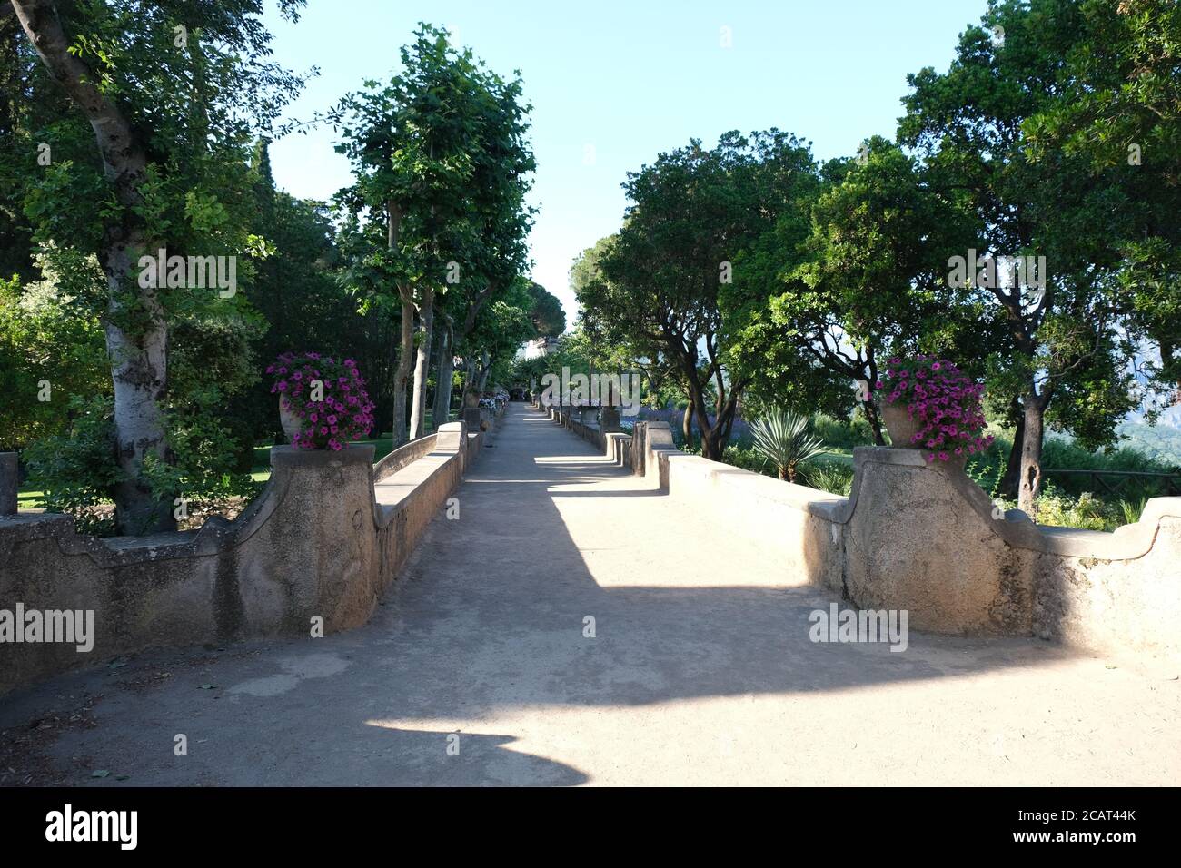 Ravello Villa Cimbrone Gardens Banque D'Images