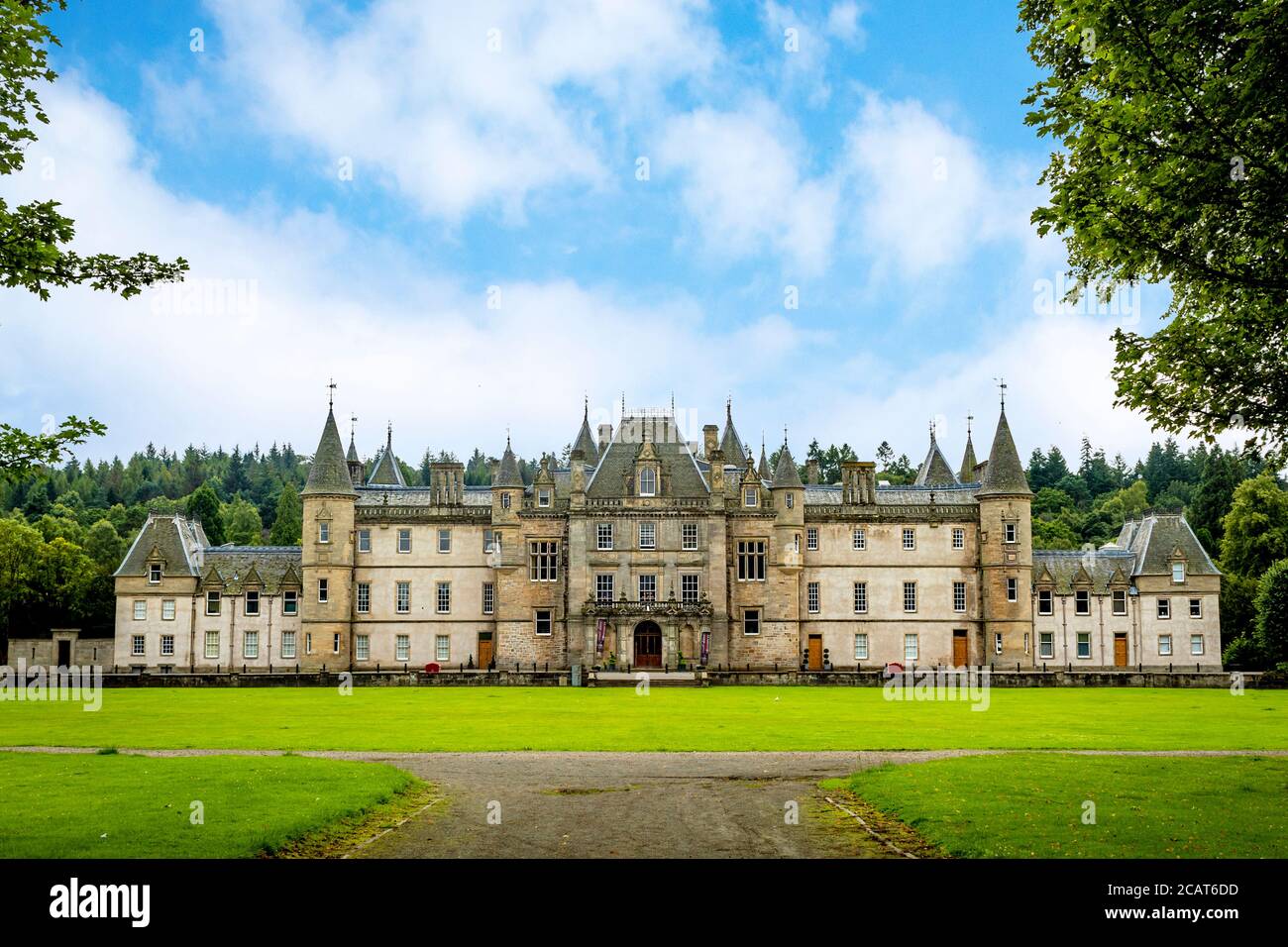 Domaine de Callendar, parc public, Écosse Banque D'Images