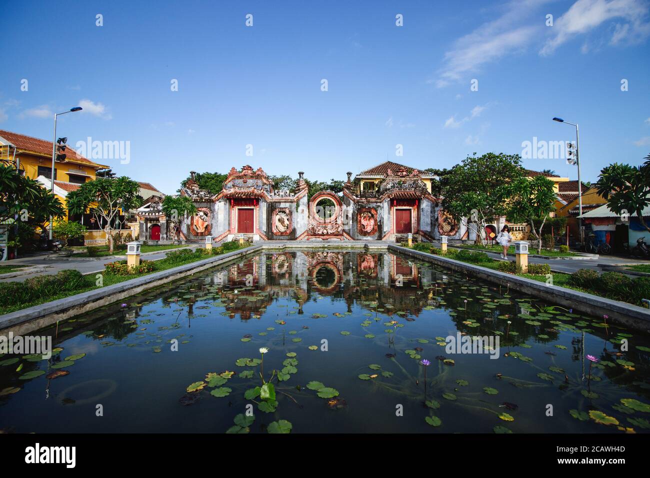 TAM Quan porte du temple Ba Mu Banque D'Images