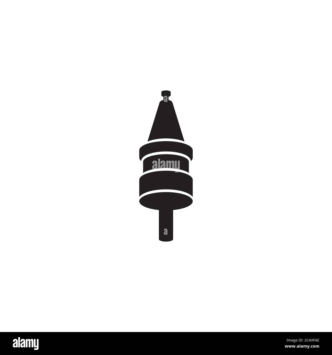 Logo du porte-moulin / icône Illustration de Vecteur