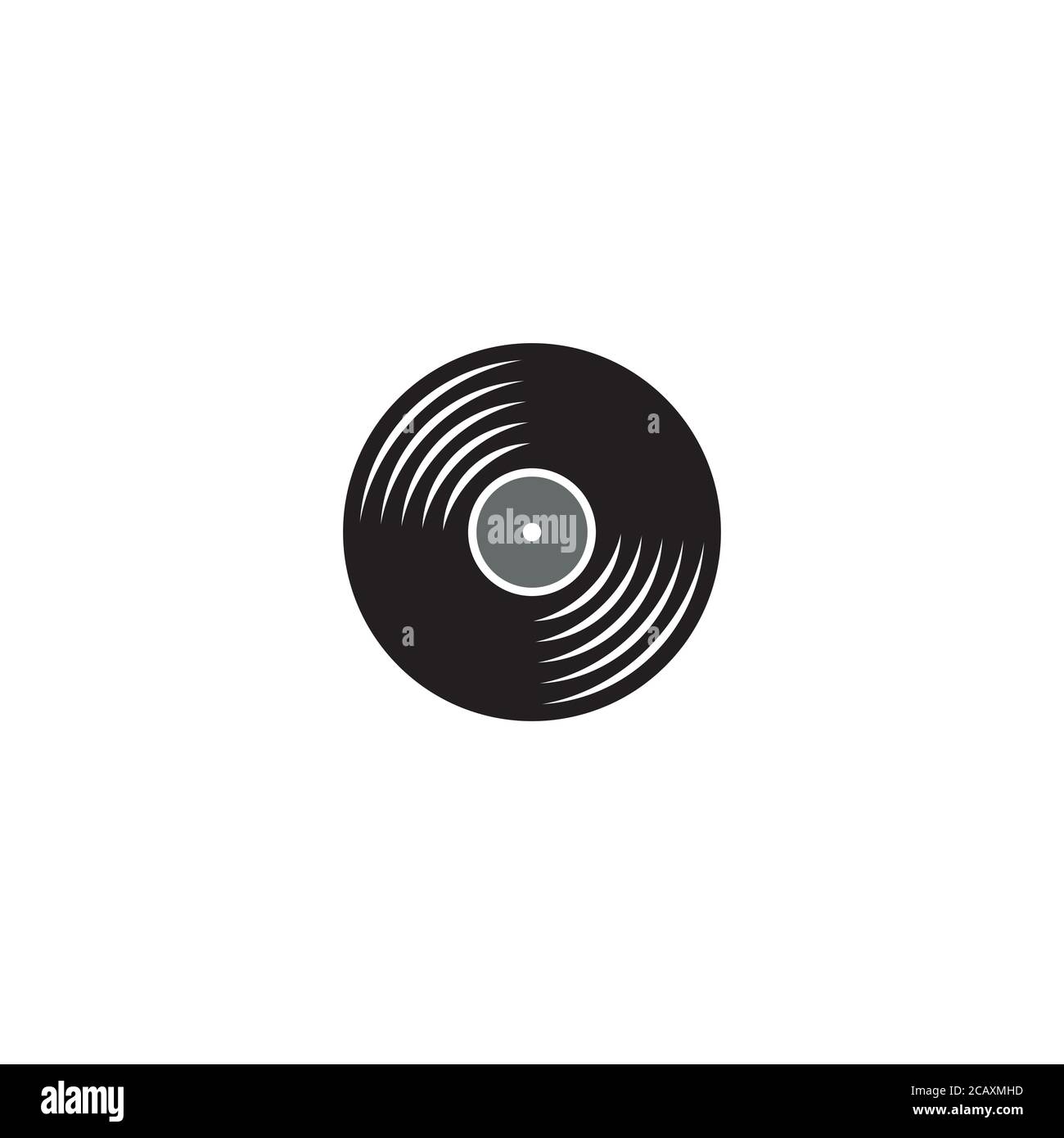 Un simple logo en vinyle / design d'icône Illustration de Vecteur