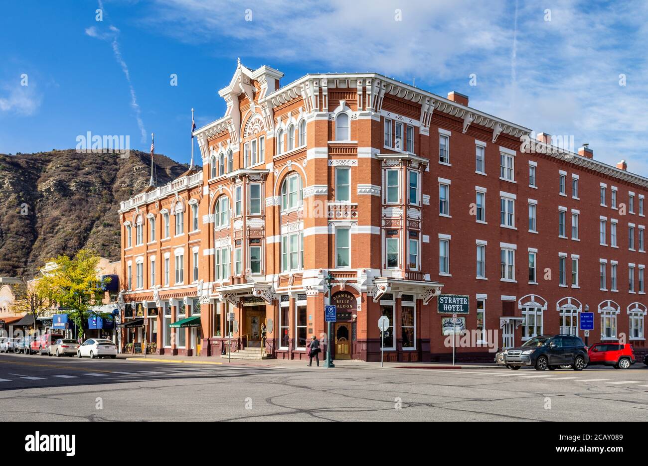 Strater Hotel à Durango, Colorado, Etats-Unis. Banque D'Images