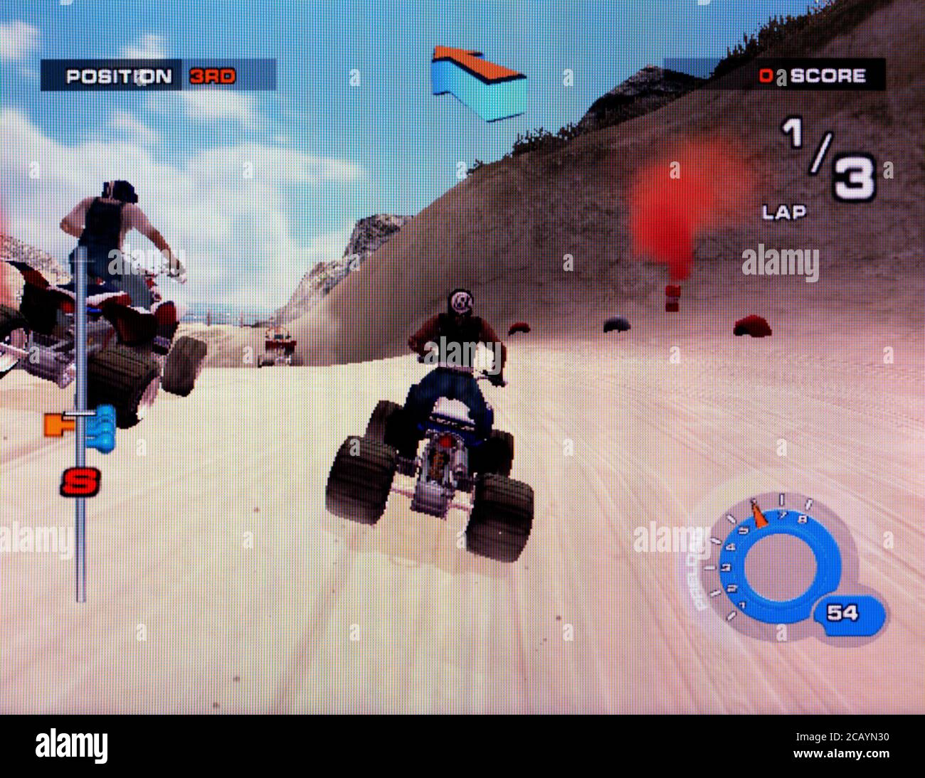 ATV 2 Quad Power Racing - Nintendo Gamecube Videogame - usage éditorial seulement Banque D'Images ATV 2 Quad Power Racing - Nintendo Gamecube Videogame - usage éditorial seulement Banque D'Images
