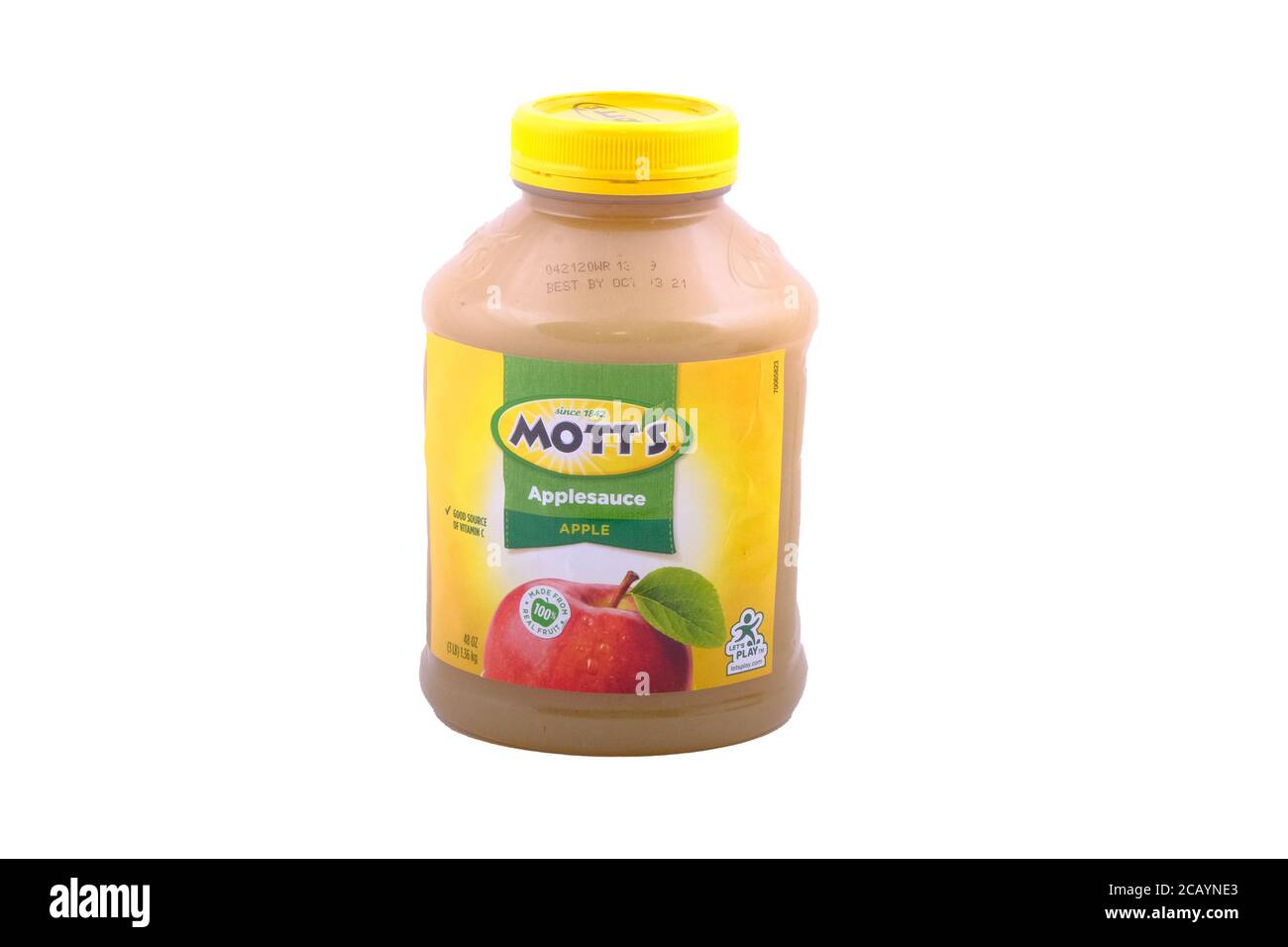 Bol de pommes Motts Banque D'Images