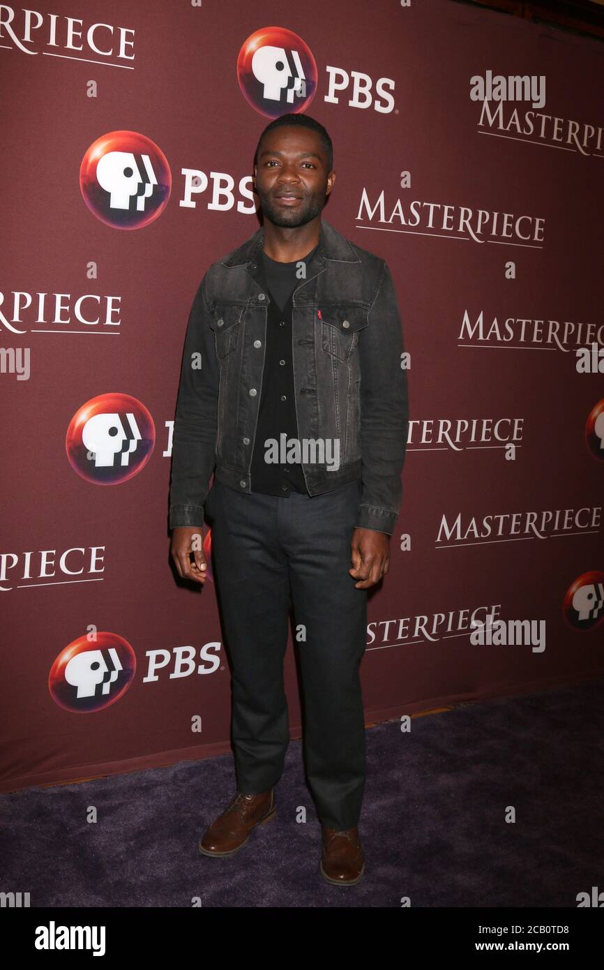 LOS ANGELES - 1ER FÉVRIER : David Oyelowo au Masterpiece Theatre appel de photos à l'hôtel Langham Huntington le 1er février 2019 à Pasadena, Californie Banque D'Images