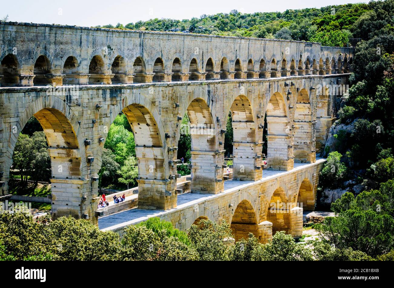 Pont du Gard, France, Europe, Europe, Europe occidentale Banque D'Images