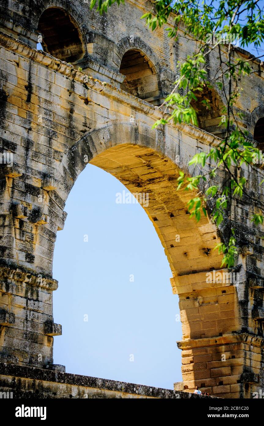 Pont du Gard, France, Europe, Europe, Europe occidentale Banque D'Images