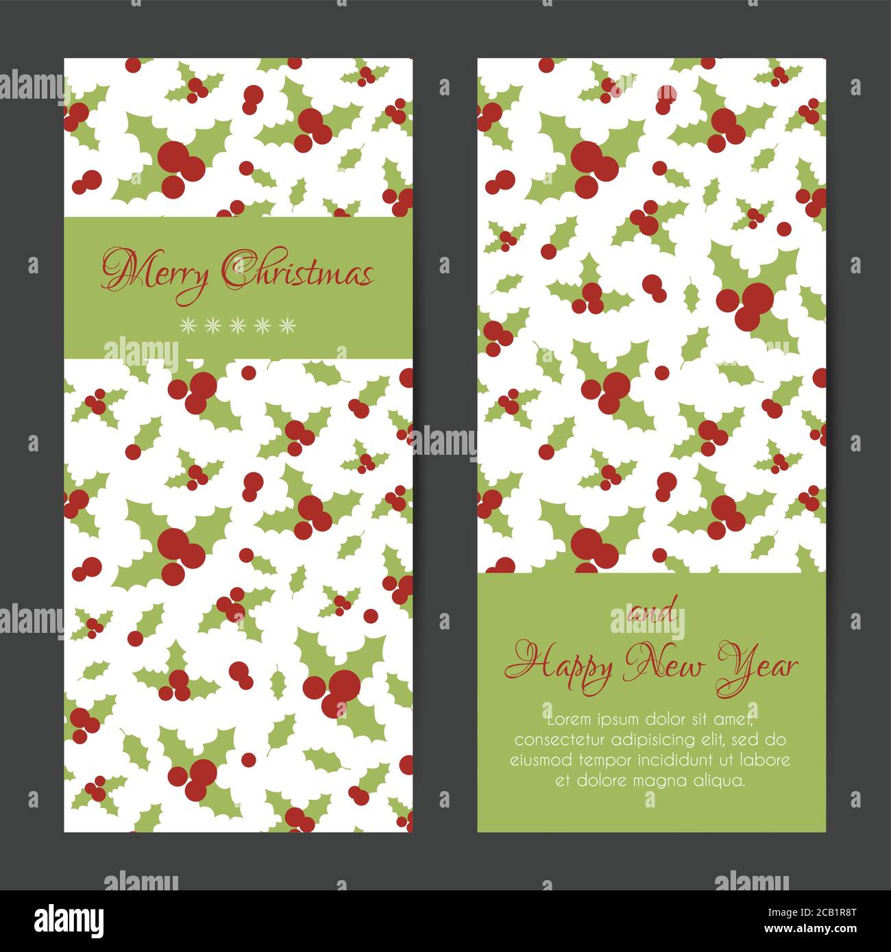 Carte de vœux ou bannière pour Noël et le nouvel an Illustration de Vecteur
