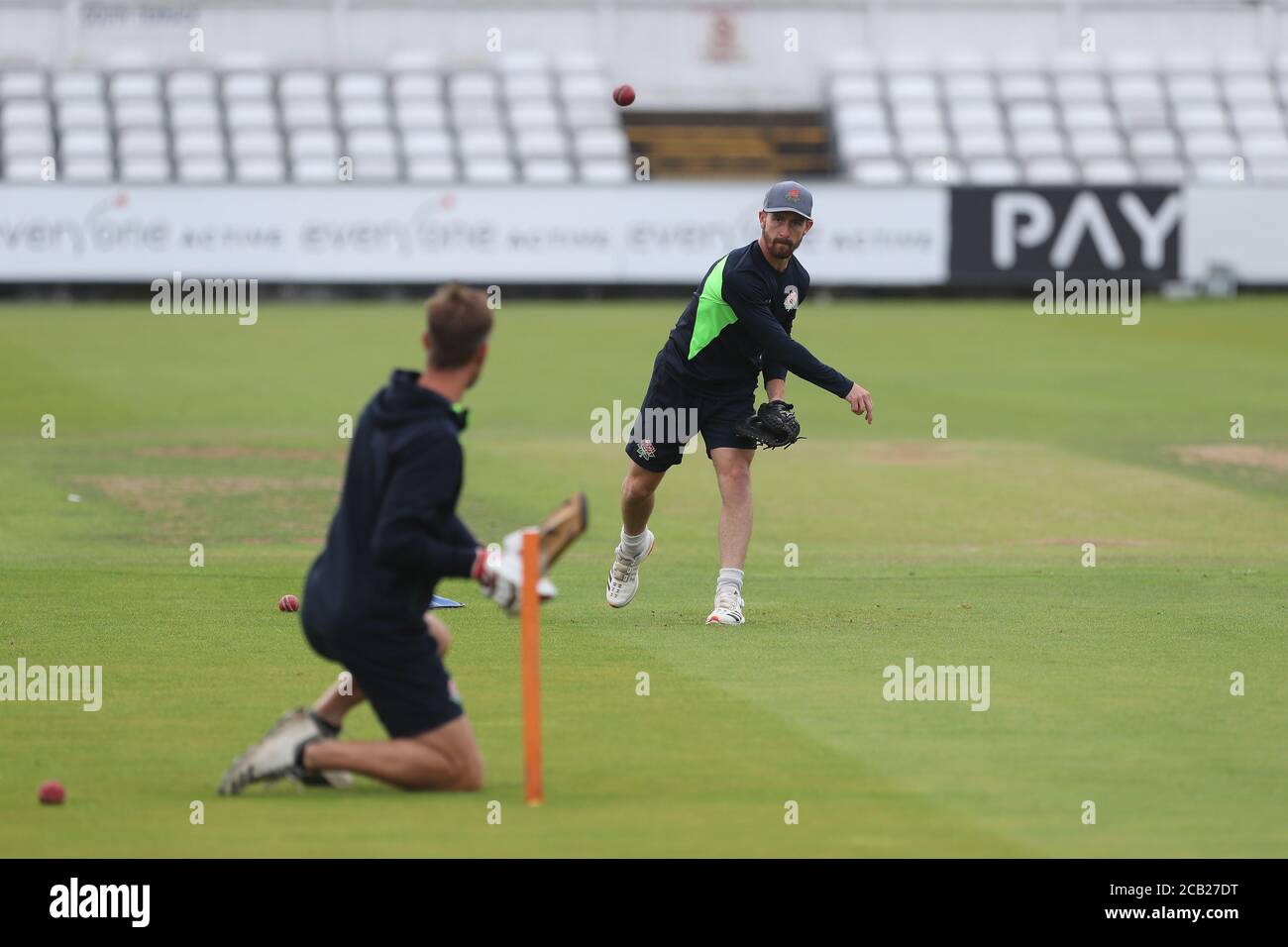 CHESTER LE STREET, ANGLETERRE. 10 AOÛT 2020. Josh Bohannon du Lancashire lors du match du Bob Willis Trophy entre le Durham County Cricket Club et Lancashire à Emirates Riverside, Chester le Street (Credit: Mark Fletcher | MI News) Credit: MI News & Sport /Alay Live News Banque D'Images