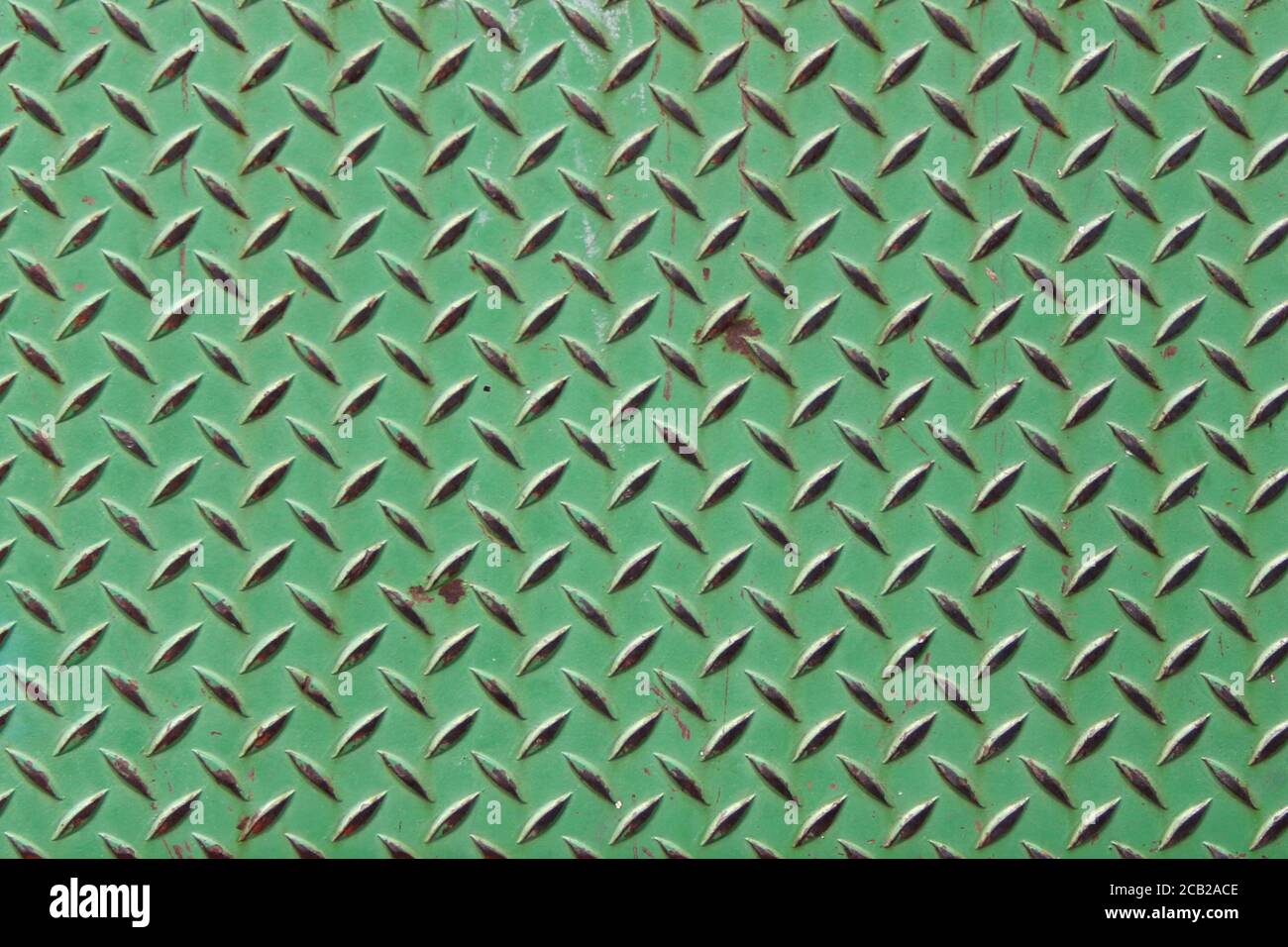 vert vintage plaque de diamant vieux métal entrepôt étape appropriée pour le marketing de site web de fond de décor architecture mise en page architecturale Banque D'Images
