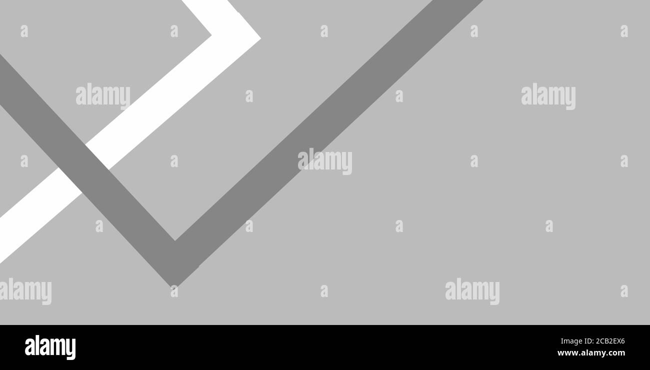 Illustration créative et professionnelle résumé d'arrière-plan, motif simple avec de grandes rayures grises blanches, motif monochrome conception web concep Banque D'Images
