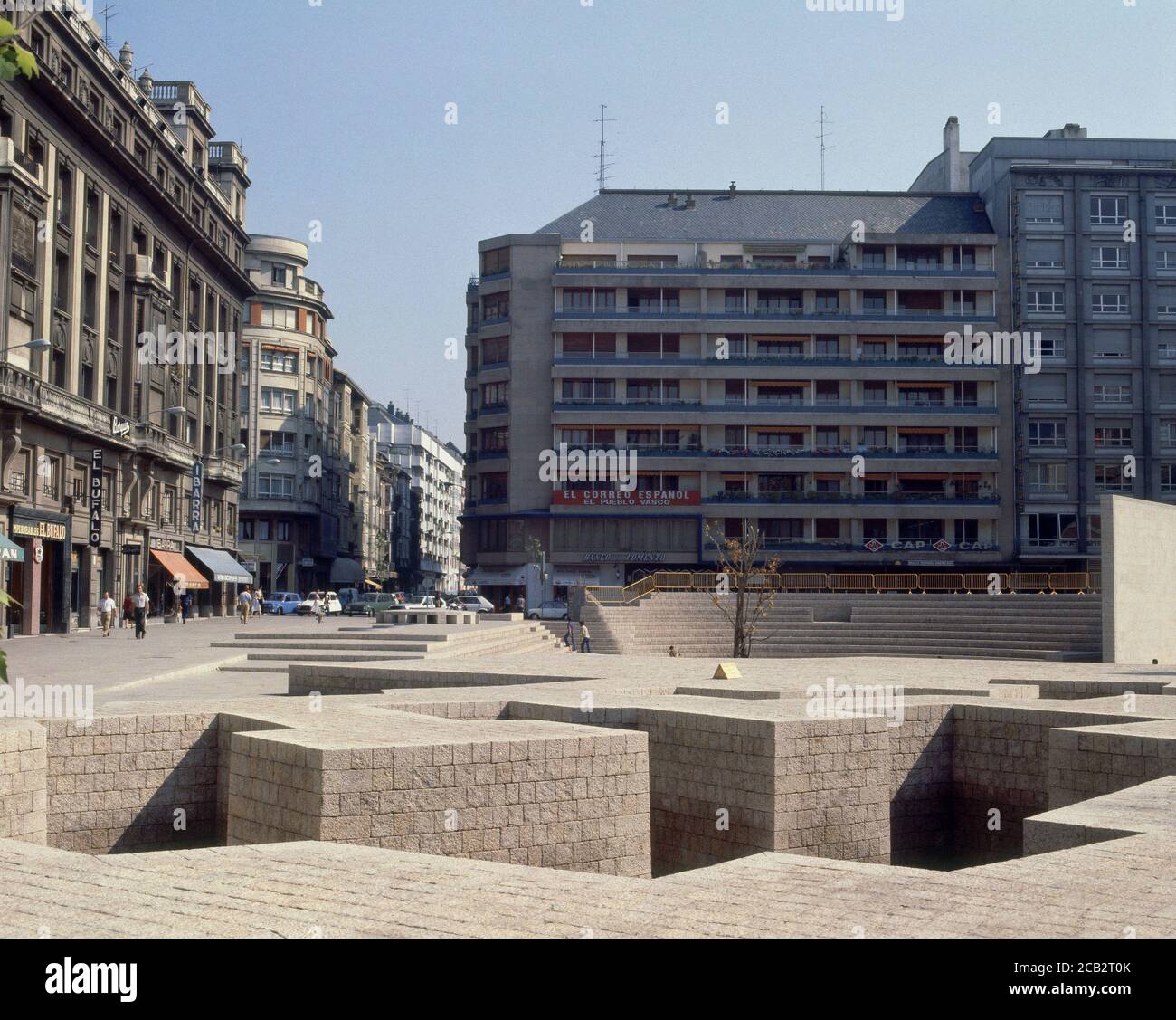 PLAZA DE LOS FUEROS. Emplacement : EXTÉRIEUR. VITORIA / GASTEIZ. ALAVA. ESPAGNE. Banque D'Images