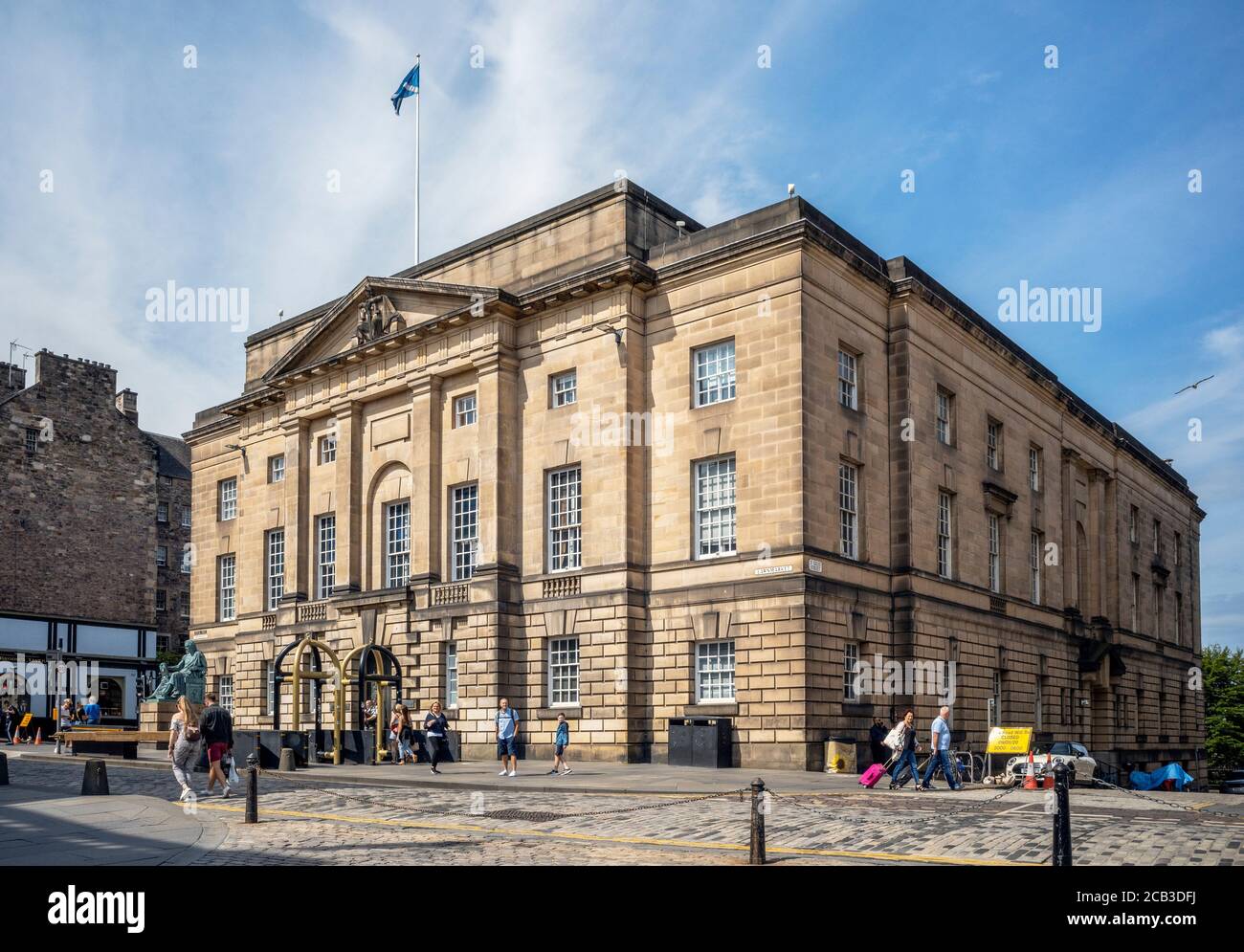 High court, Édimbourg, Écosse, Royaume-Uni. Banque D'Images