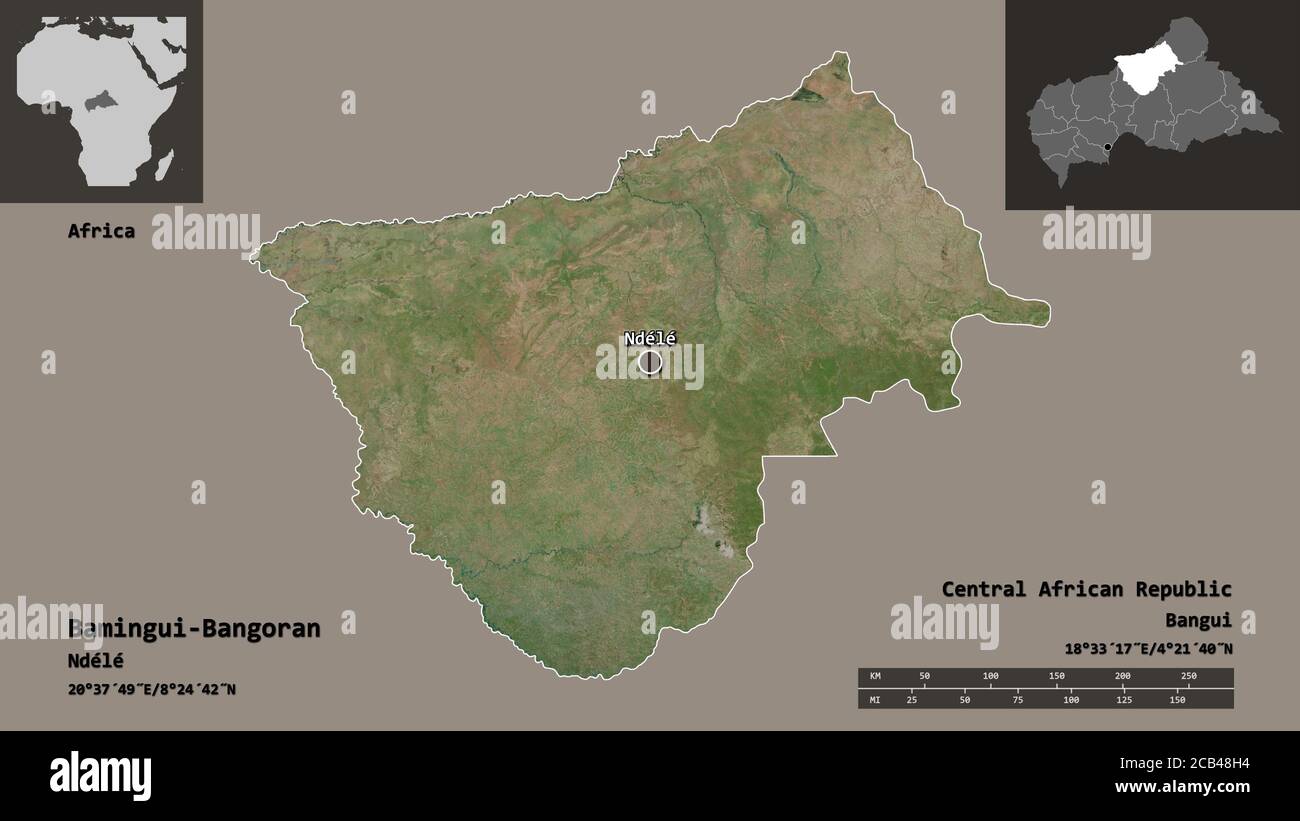 Forme de BaminguiBangoran, préfecture de la République centrafricaine