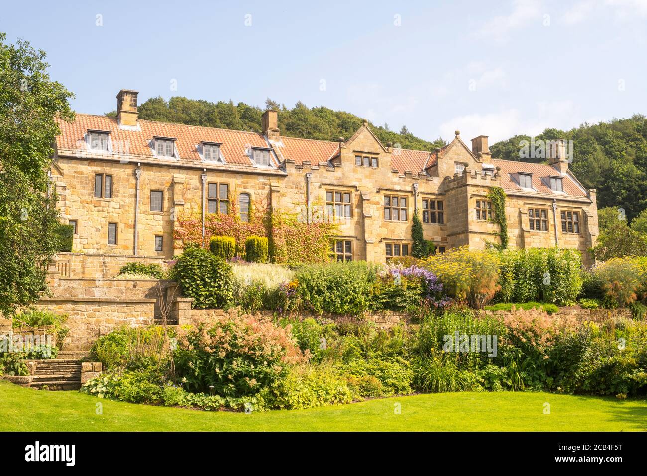 The Manor House à Mount Grace Priory, North Yorkshire, Angleterre, Royaume-Uni Banque D'Images