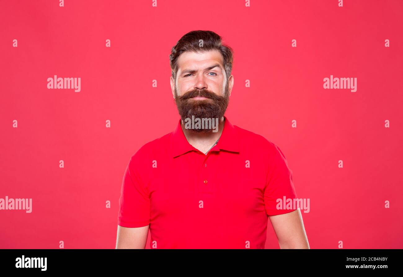Salon de coiffure. Homme sans barbe. Portrait d