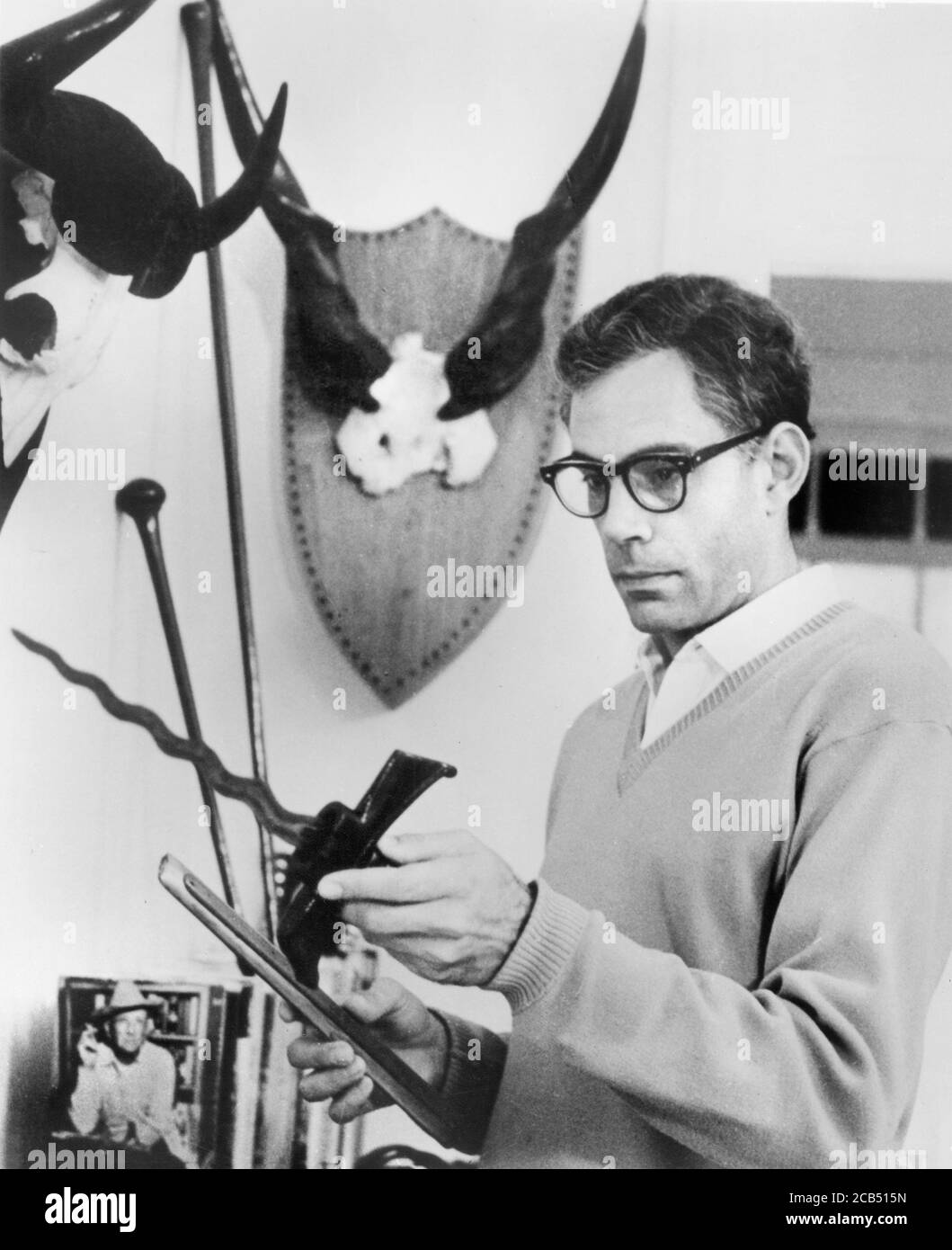 Sergio Corrieri, sur le tournage du film cubain, 'Memories of underDevelopment', espagnol: 'Memorias del Subdesarrollo', IAIC, Centre du film tricontinental, 1968 Banque D'Images