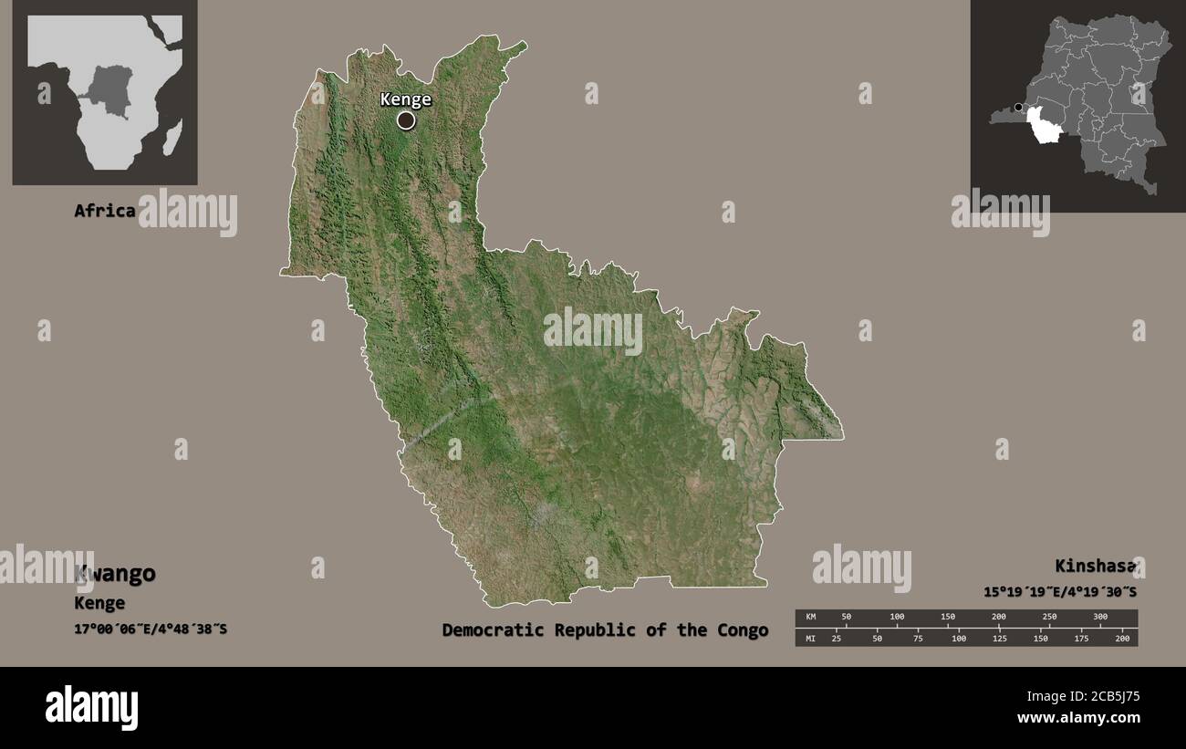 Kwango Forme du Kwango, province de la République démocratique du Congo, et sa ...