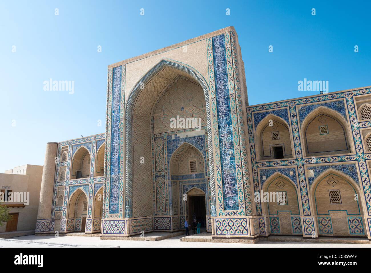 Boukhara, Ouzbékistan - Ulugh Beg Madrasa à Boukhara, Ouzbékistan. Il fait partie du Centre historique de Boukhara, site du patrimoine mondial. Banque D'Images