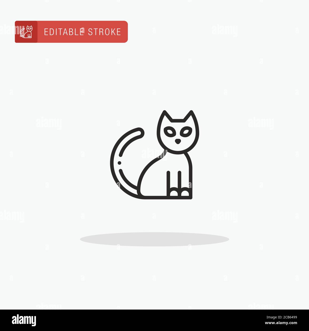 Vecteur d'icône Cat. Icône de catégorie pour la présentation. Illustration de Vecteur