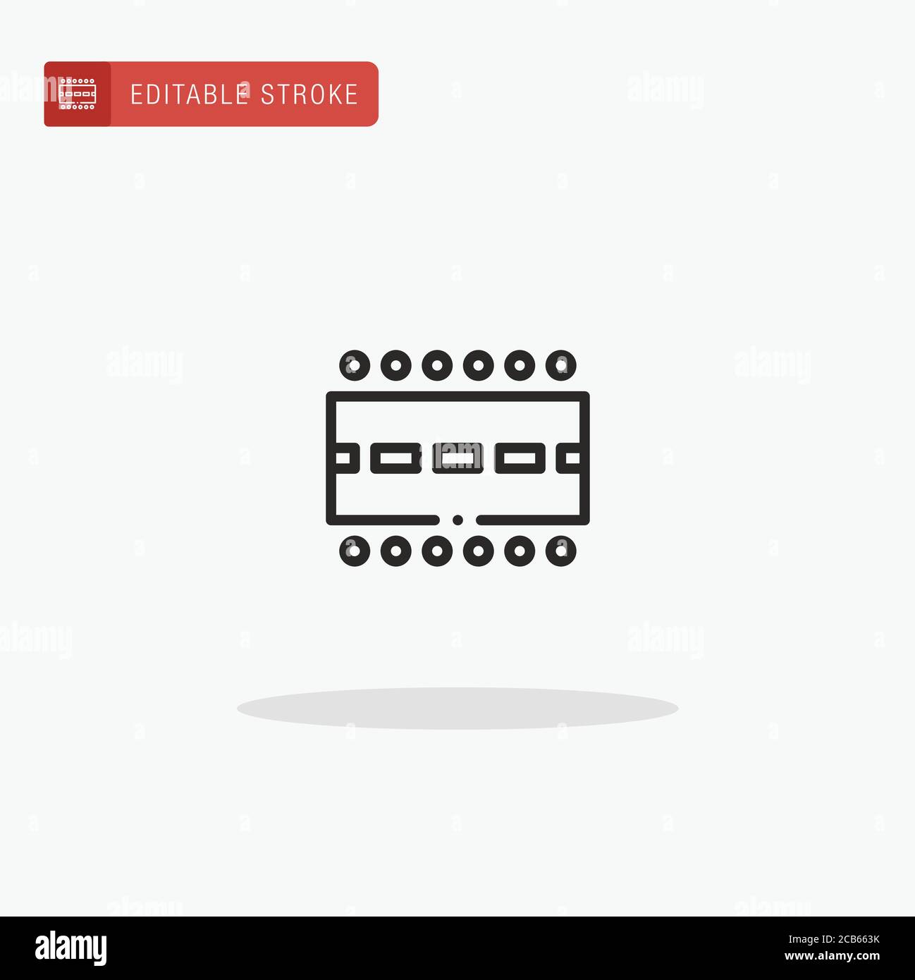 Vecteur d'icône de piste. Icône de piste pour présentation. Illustration de Vecteur