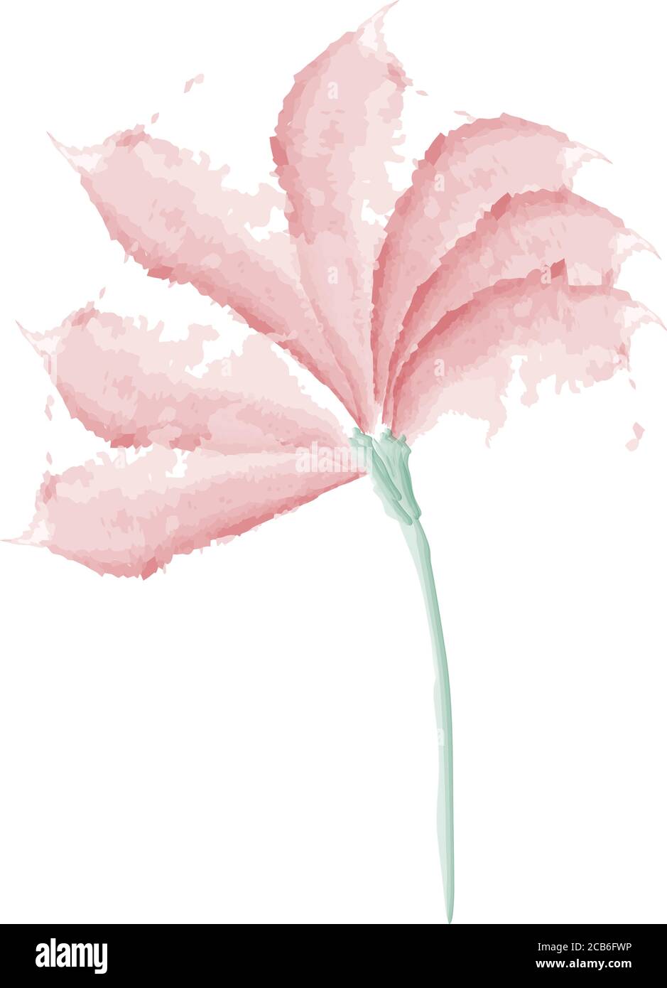 Illustration De Fleurs Aquarelle Abstraite A Imprimer Ou A Utiliser Comme Affiche Carte Prospectus Cartes De Mariage T Shirt Et Plus Encore Image Vectorielle Stock Alamy