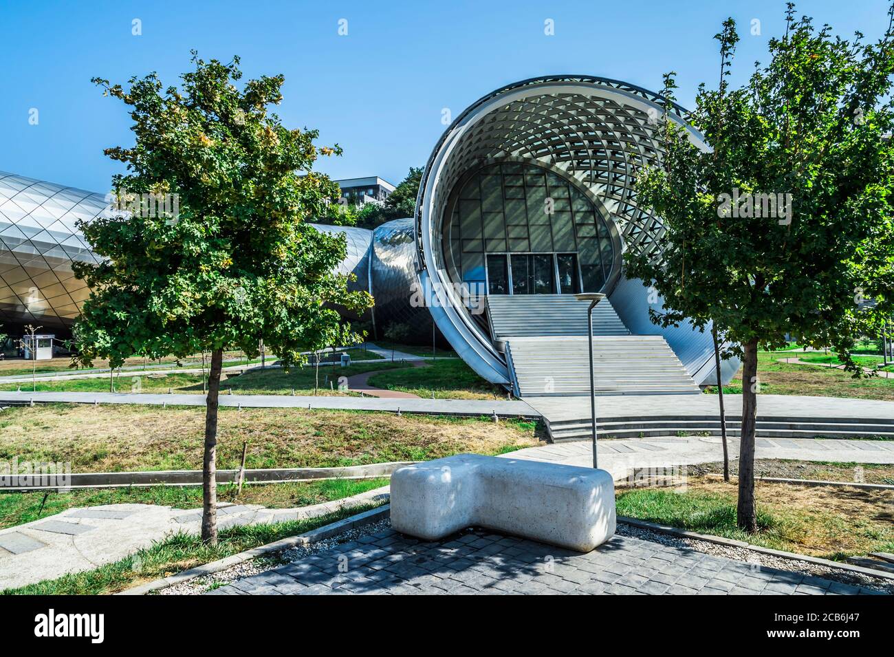 Salle de Concert et centre d'exposition, Rike Parc, Tbilissi, Géorgie, Caucase, Moyen-Orient, Asie Banque D'Images