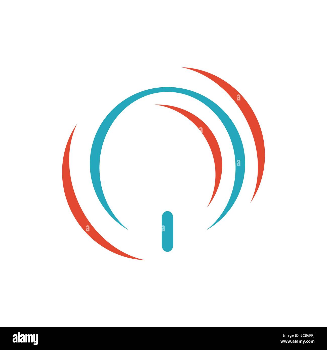 design vectoriel du logo du bouton d'alimentation élégant. symbole d'icône pour démarrer le moteur de la machine et l'ordinateur. Illustration de Vecteur