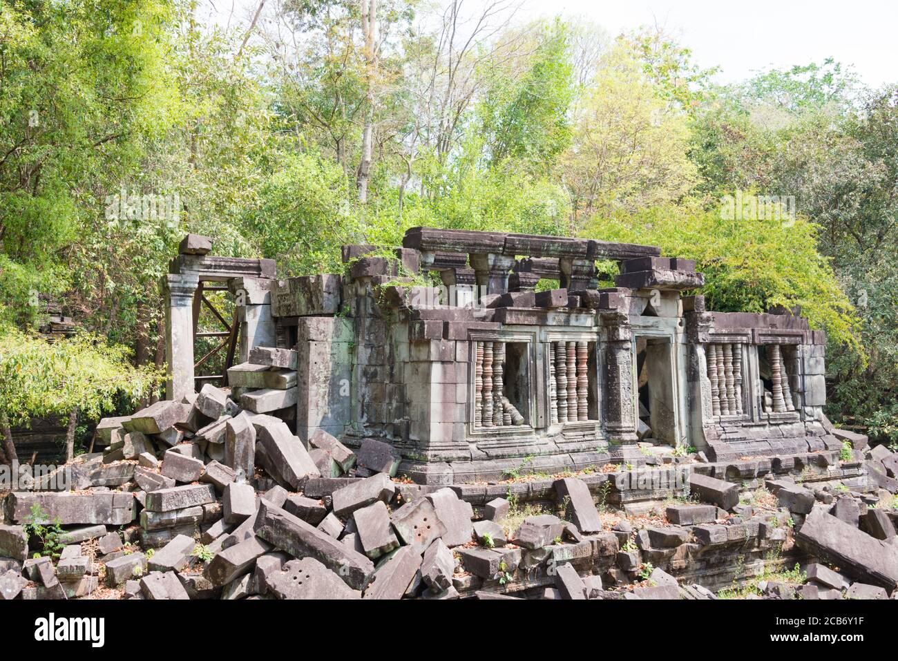 Siem Reap, Cambodge - Beng Mealea à Siem Reap, Cambodge. Il fait partie du site du patrimoine mondial d'Angkor. Banque D'Images