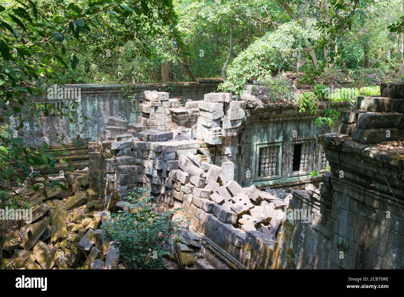 Siem Reap, Cambodge - Beng Mealea à Siem Reap, Cambodge. Il fait partie du site du patrimoine mondial d'Angkor. Banque D'Images