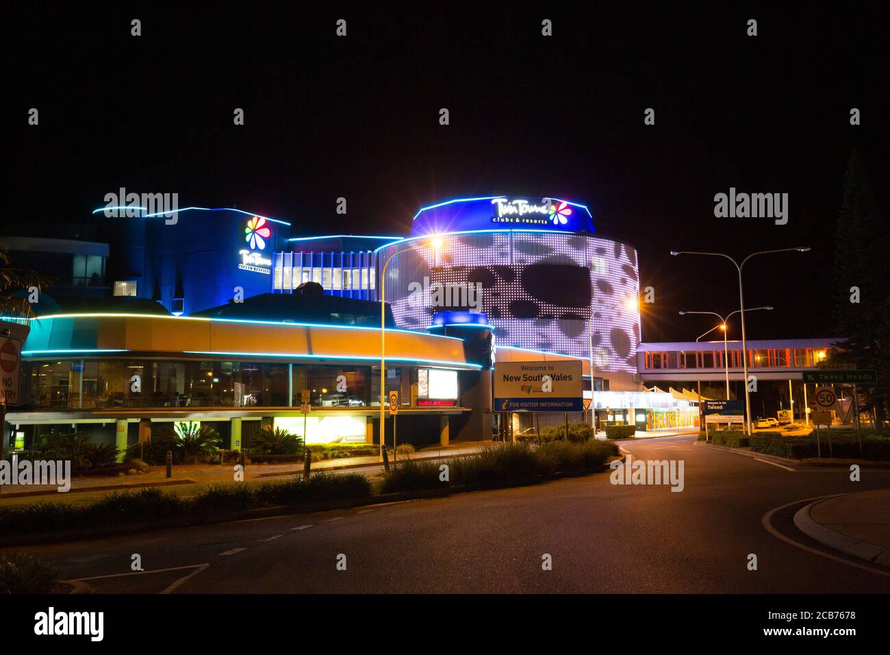 Twin Towns Services Club Casino en Australie Banque D'Images