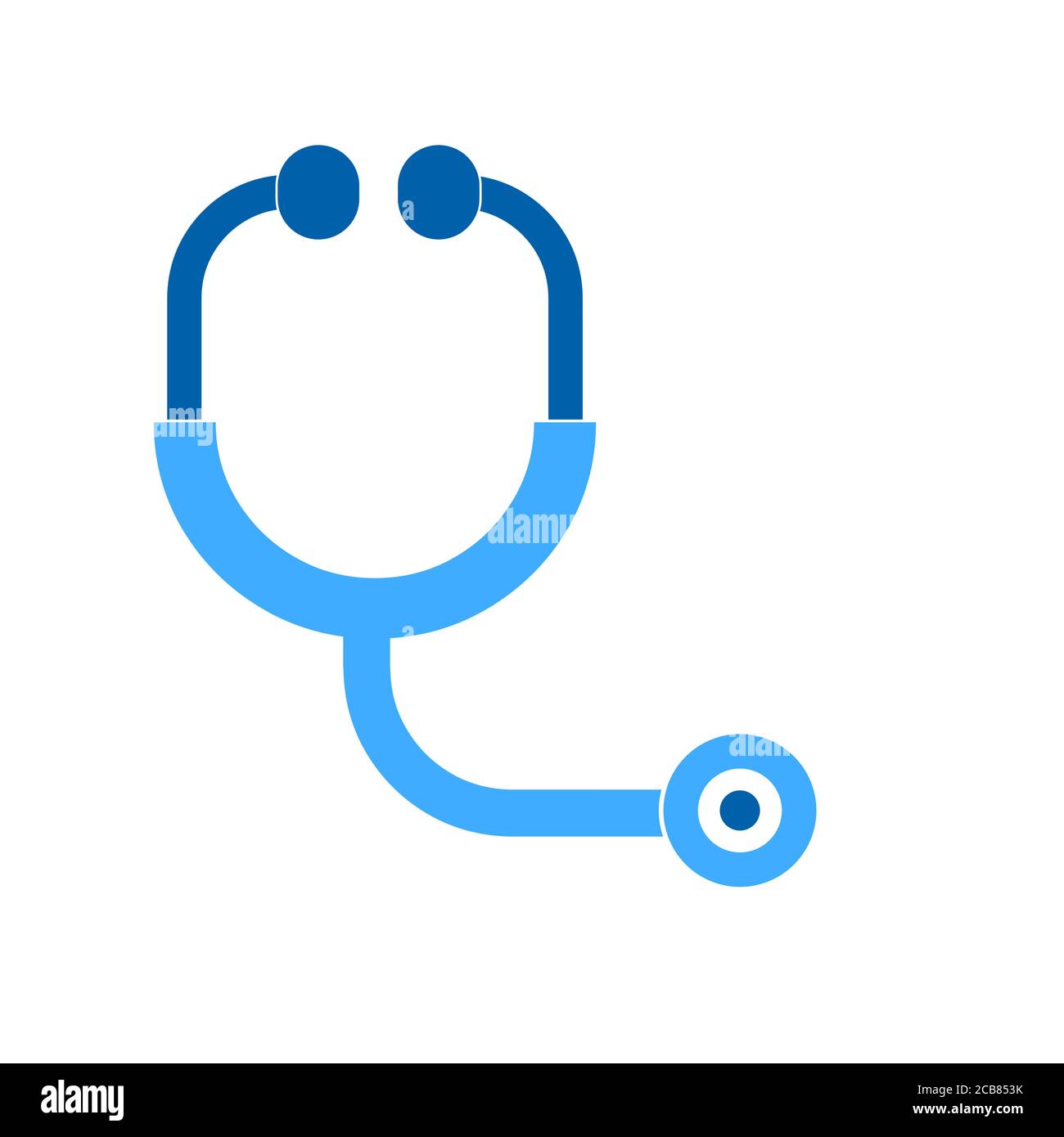Belle stéthoscope illustrateur vecteur logo société et logo d'affaires. Illustration de Vecteur