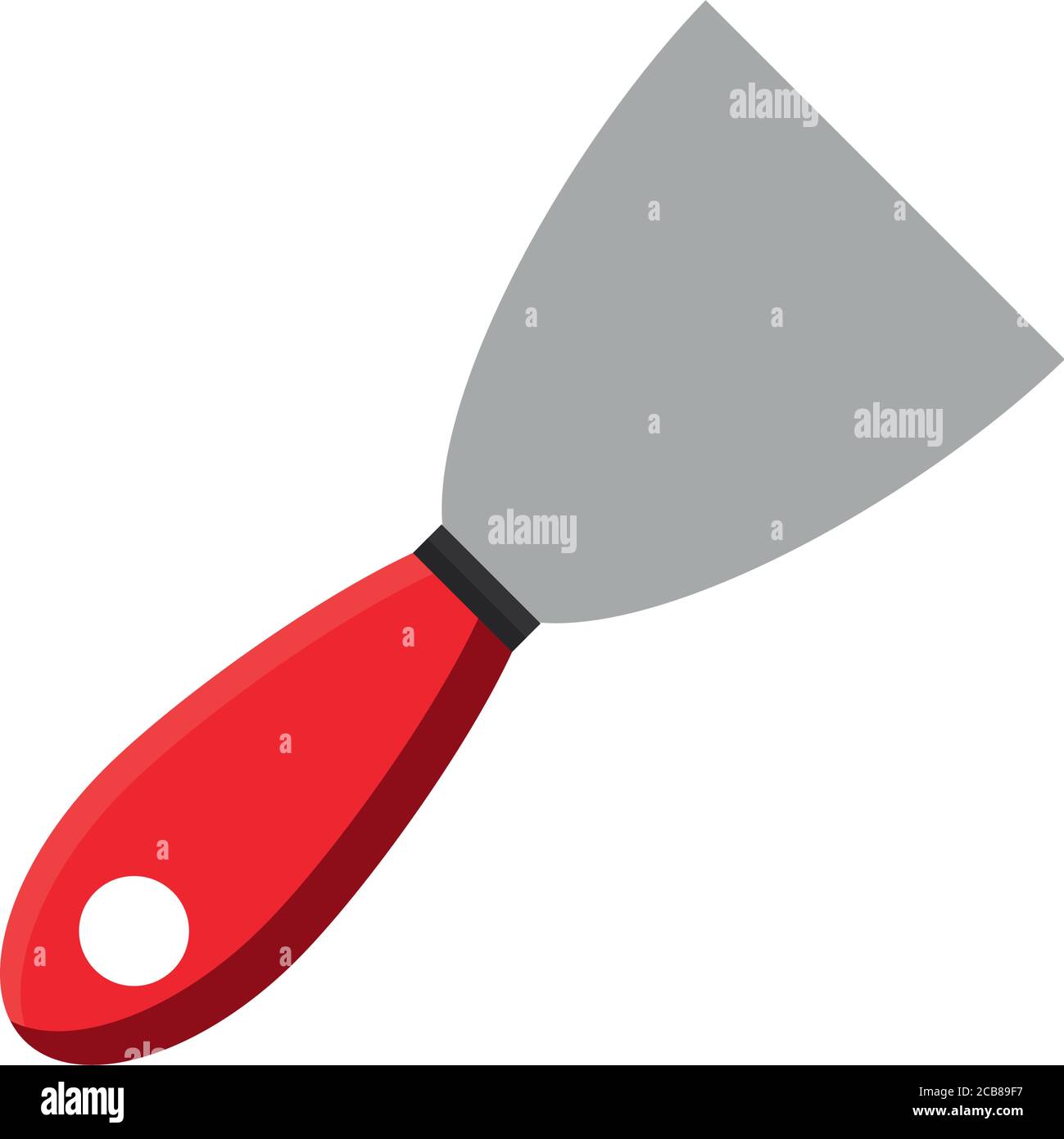 style d'outil spatule icône plate dessin d'illustration vectorielle Image  Vectorielle Stock - Alamy