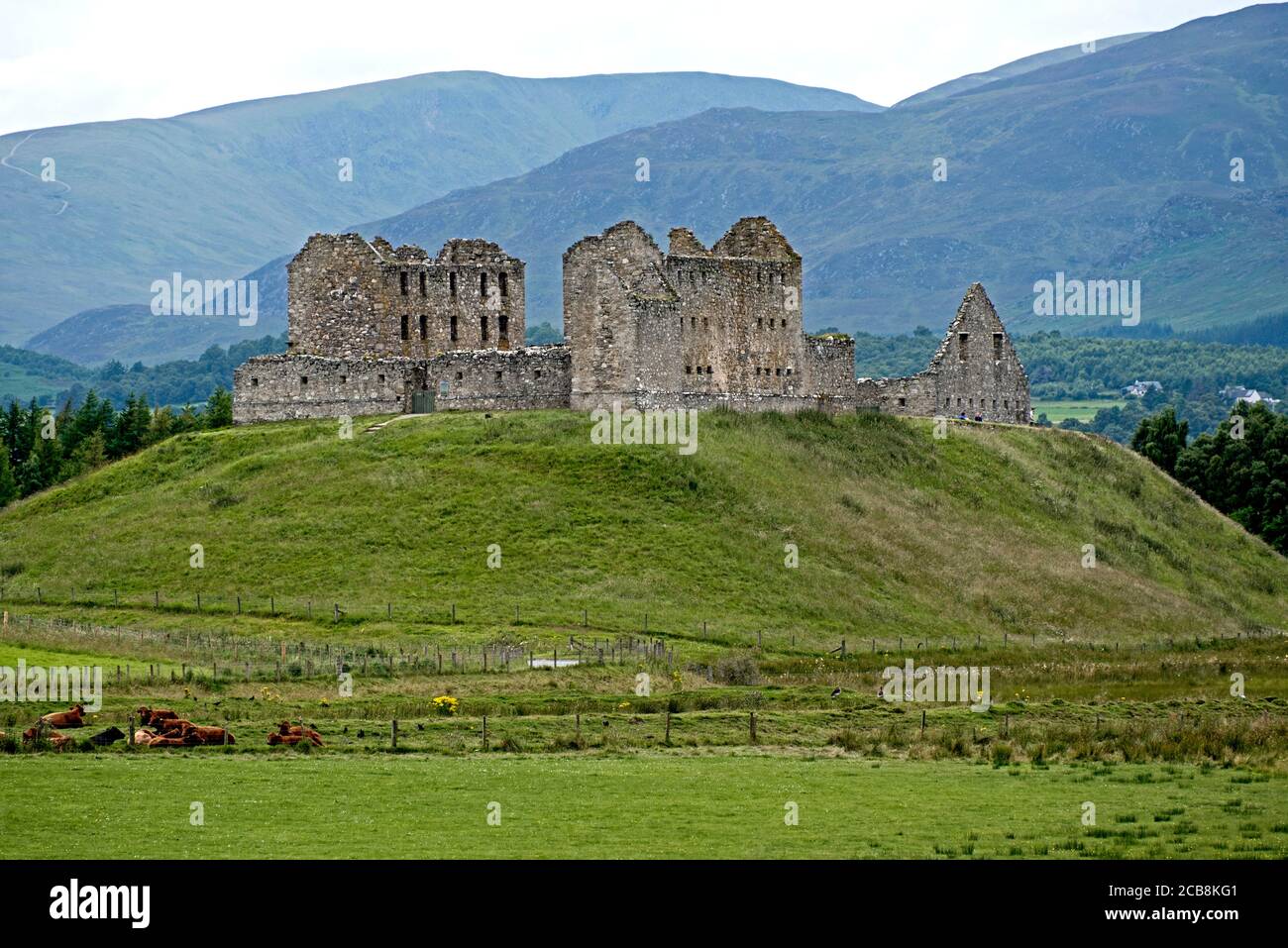 Caserne Ruthven administré par Historic Scotland près de Kingussie dans le Parc National de Cairngorms, en Écosse, au Royaume-Uni. Banque D'Images Caserne Ruthven administré par Historic Scotland près de Kingussie dans le Parc National de Cairngorms, en Écosse, au Royaume-Uni. Banque D'Images