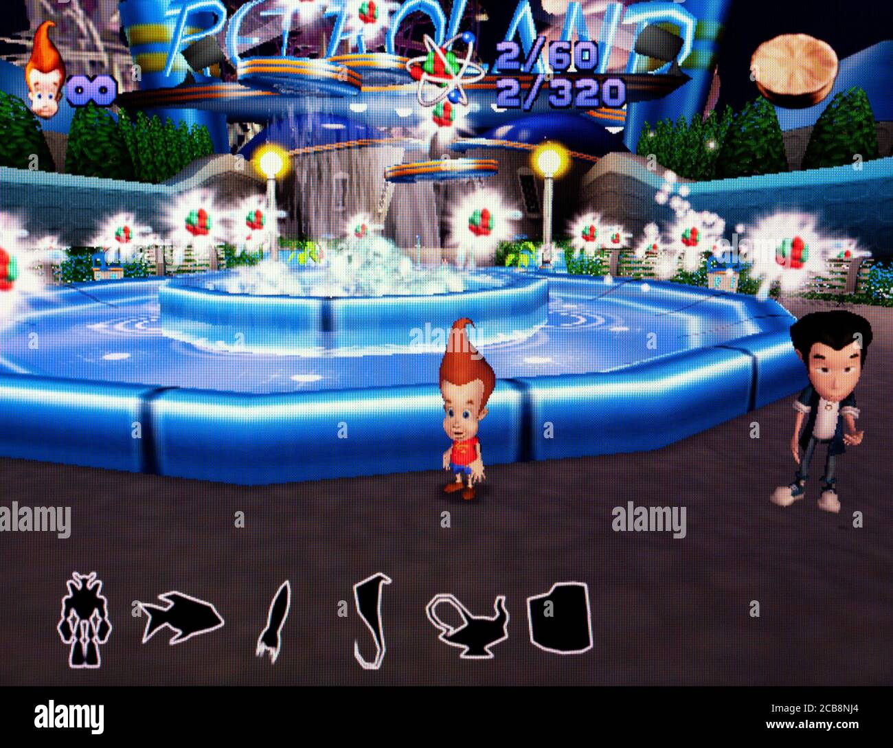 Jimmy Neutron Boy Genius - Nintendo Gamecube Videogame - Editorial à utiliser uniquement Banque D'Images