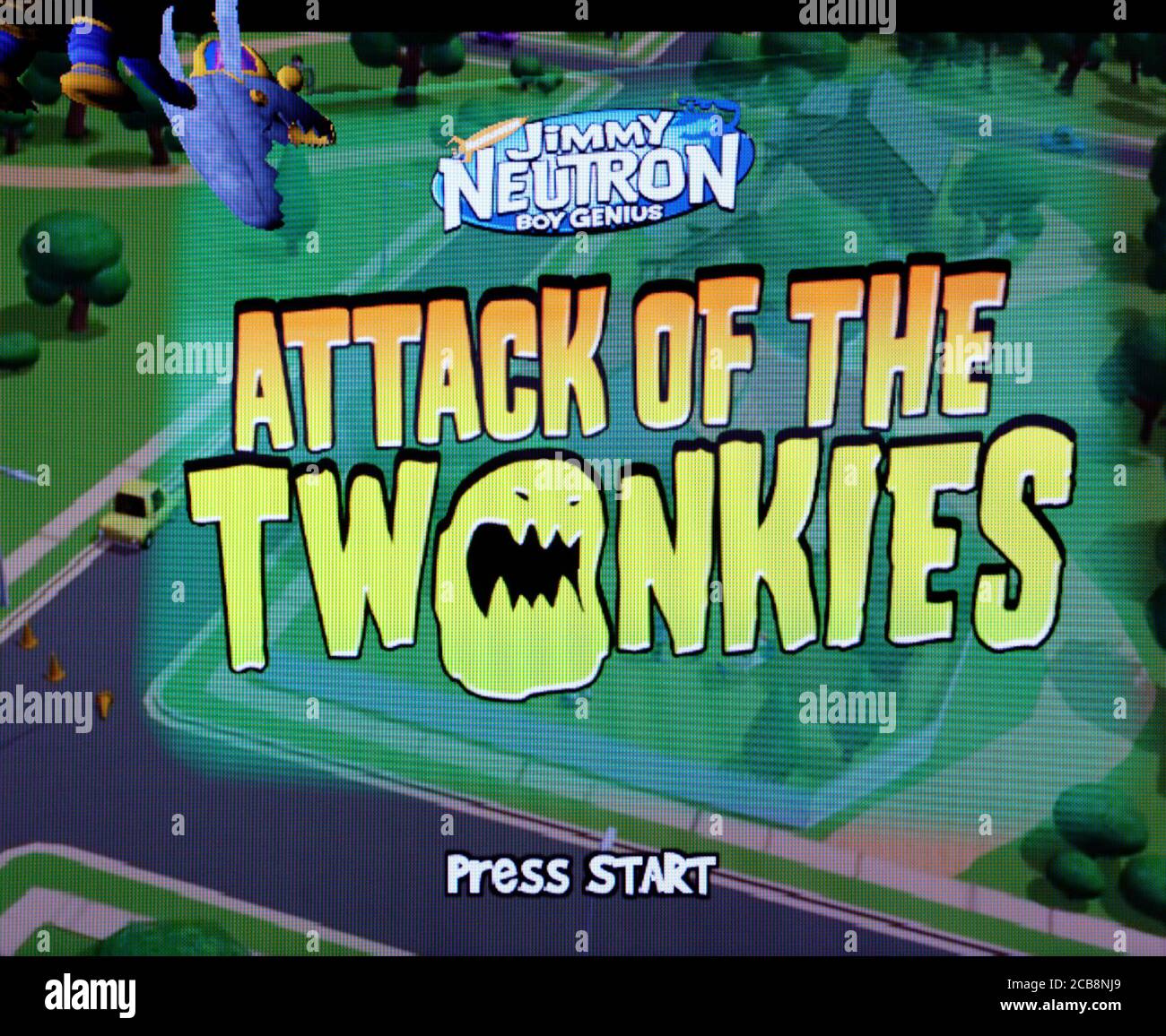 Jimmy Neutron Boy Genius attaque des Twonkies - Nintendo GameCube Videogame - usage éditorial uniquement Banque D'Images