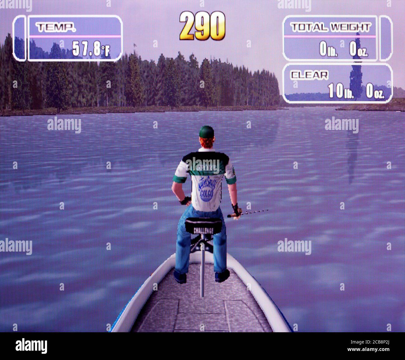 Mark Davis Pro Bass Challenge - Nintendo Gamecube Videogame - Usage éditorial uniquement Banque D'Images
