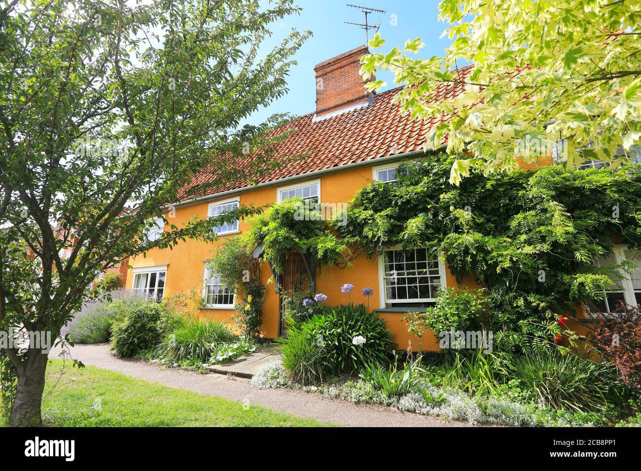 Debenham, un joli village dans le Suffolk rural, à East Anglia, Angleterre, Royaume-Uni Banque D'Images