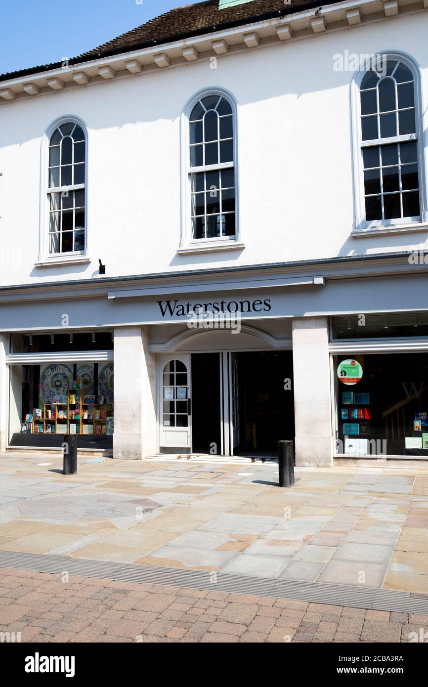 Waterstones Store, détaillant britannique de livres créé en 1982 par Tim Waterstone Banque D'Images