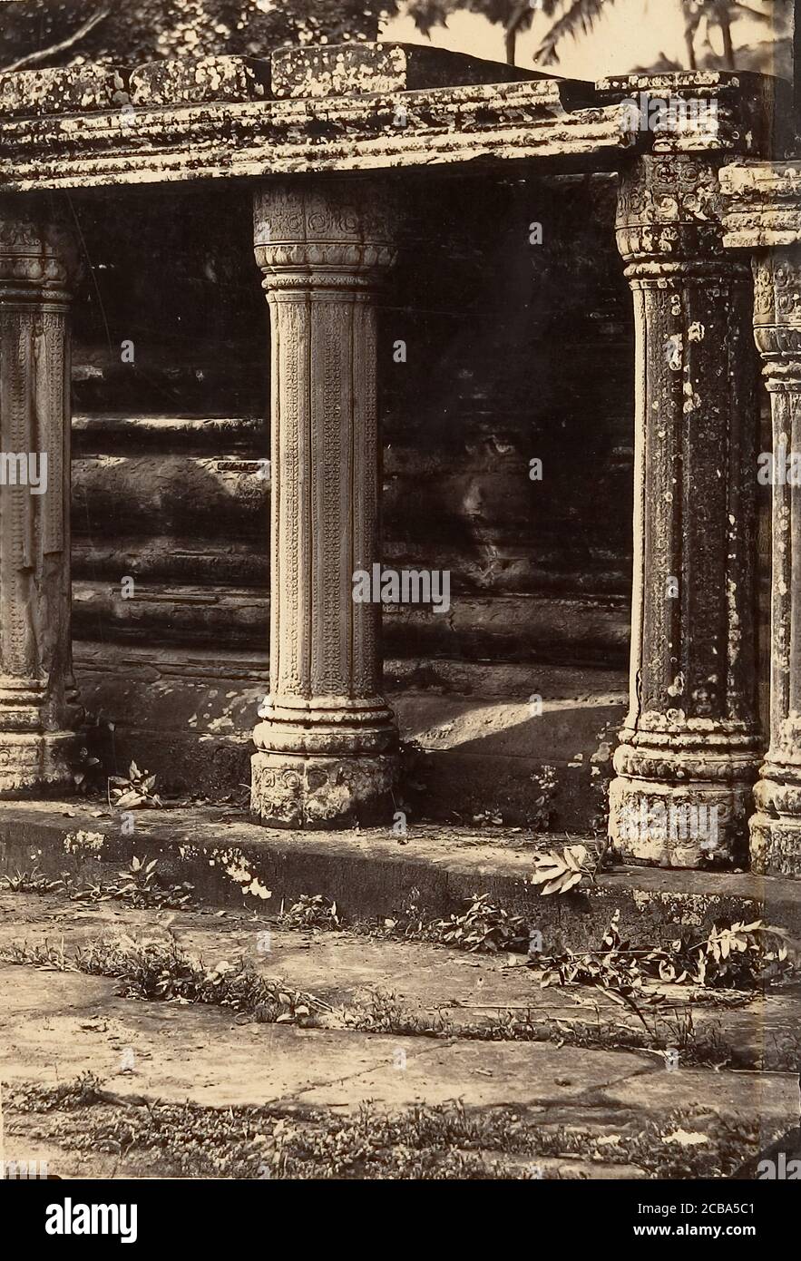 Grande Pagode - Colonnade de l'Esplanade, 1866. Banque D'Images