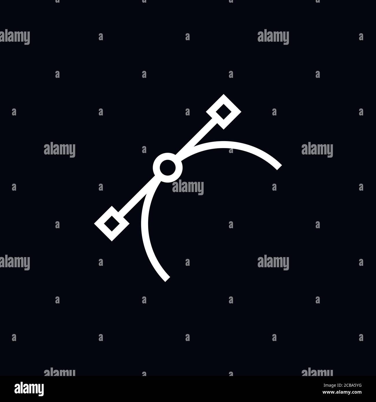 Icône de design, symbole des arts graphiques et plastiques Illustration de Vecteur